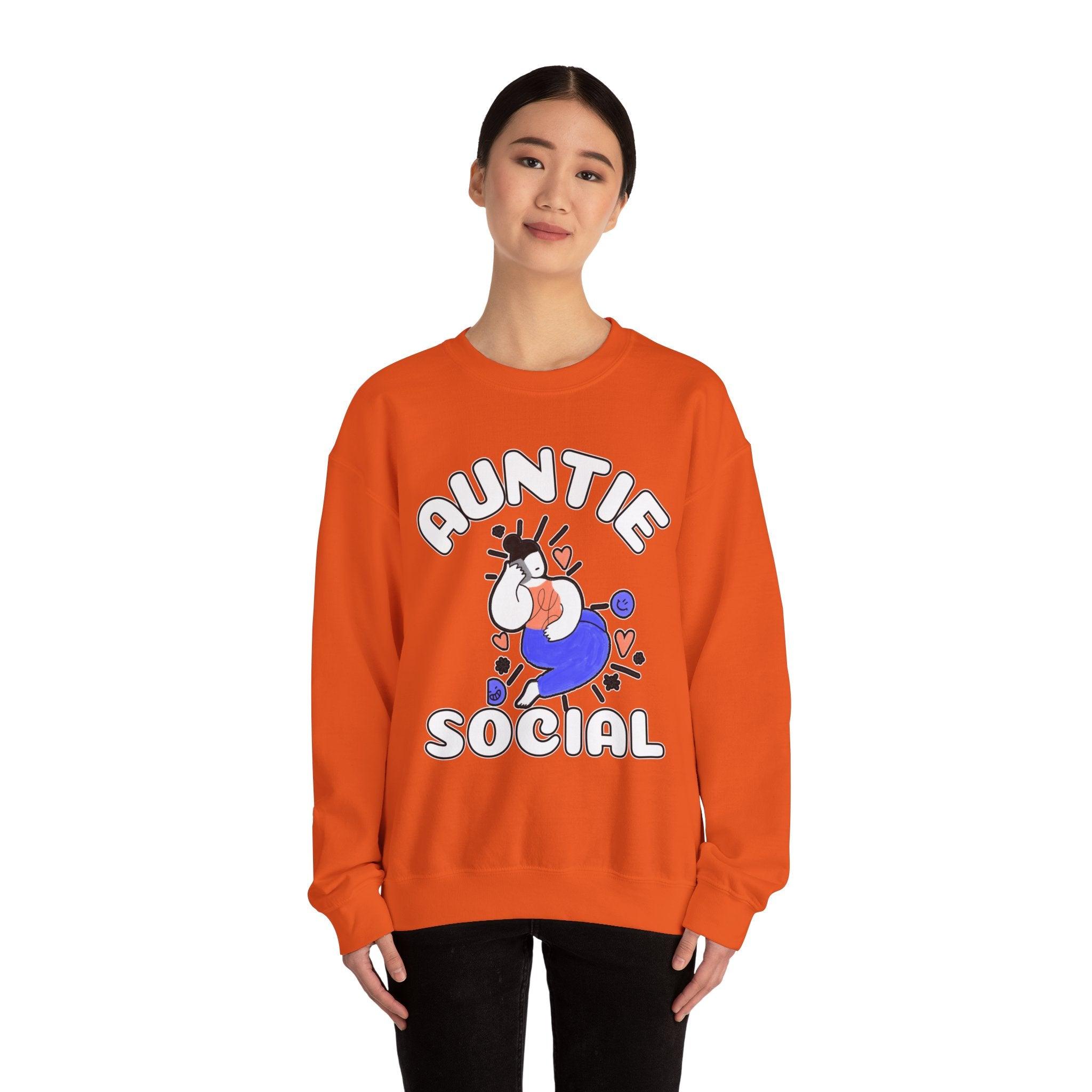 Auntie Social - Sweatshirt - Witty Twisters Fashions