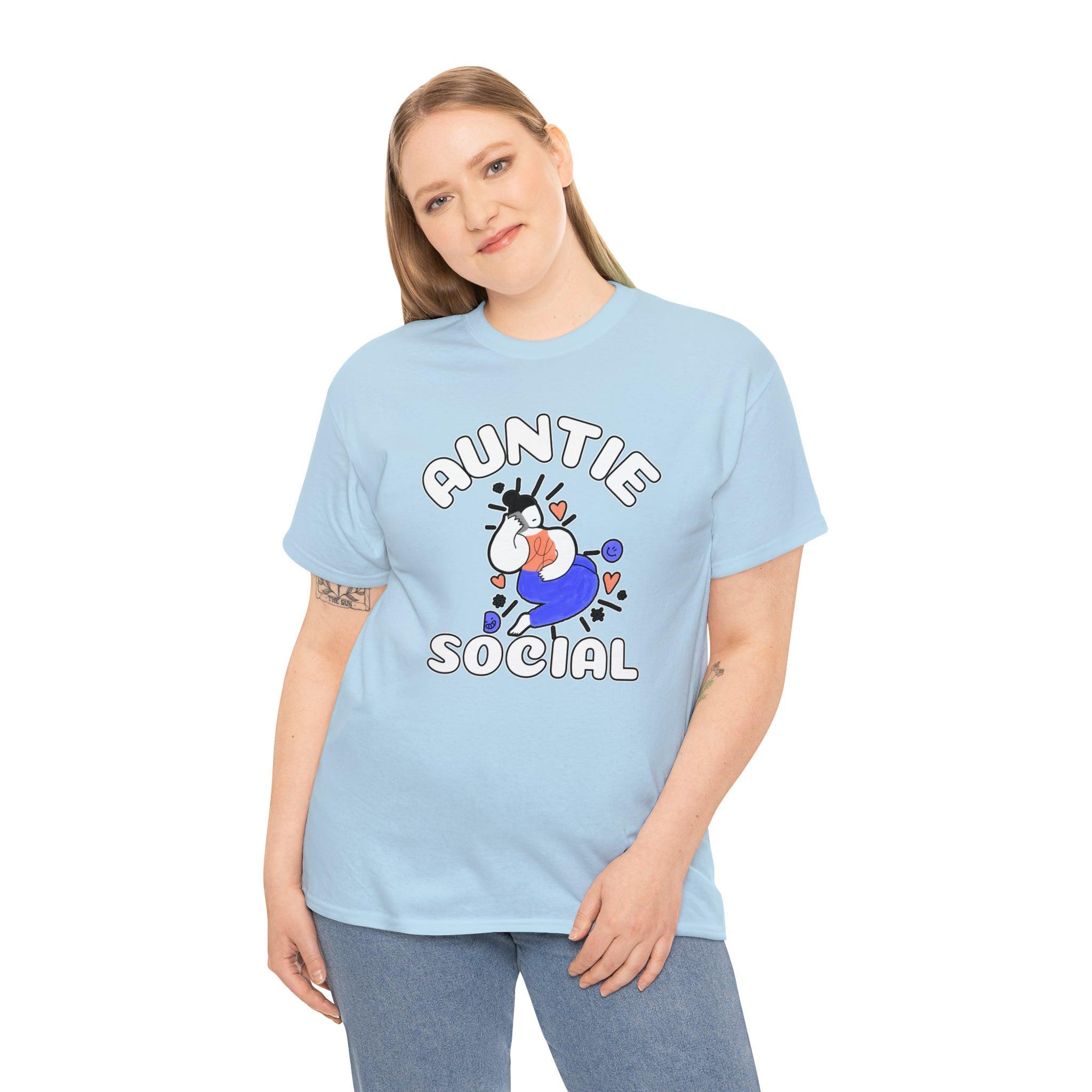 Auntie Social - T-Shirt - Witty Twisters Fashions