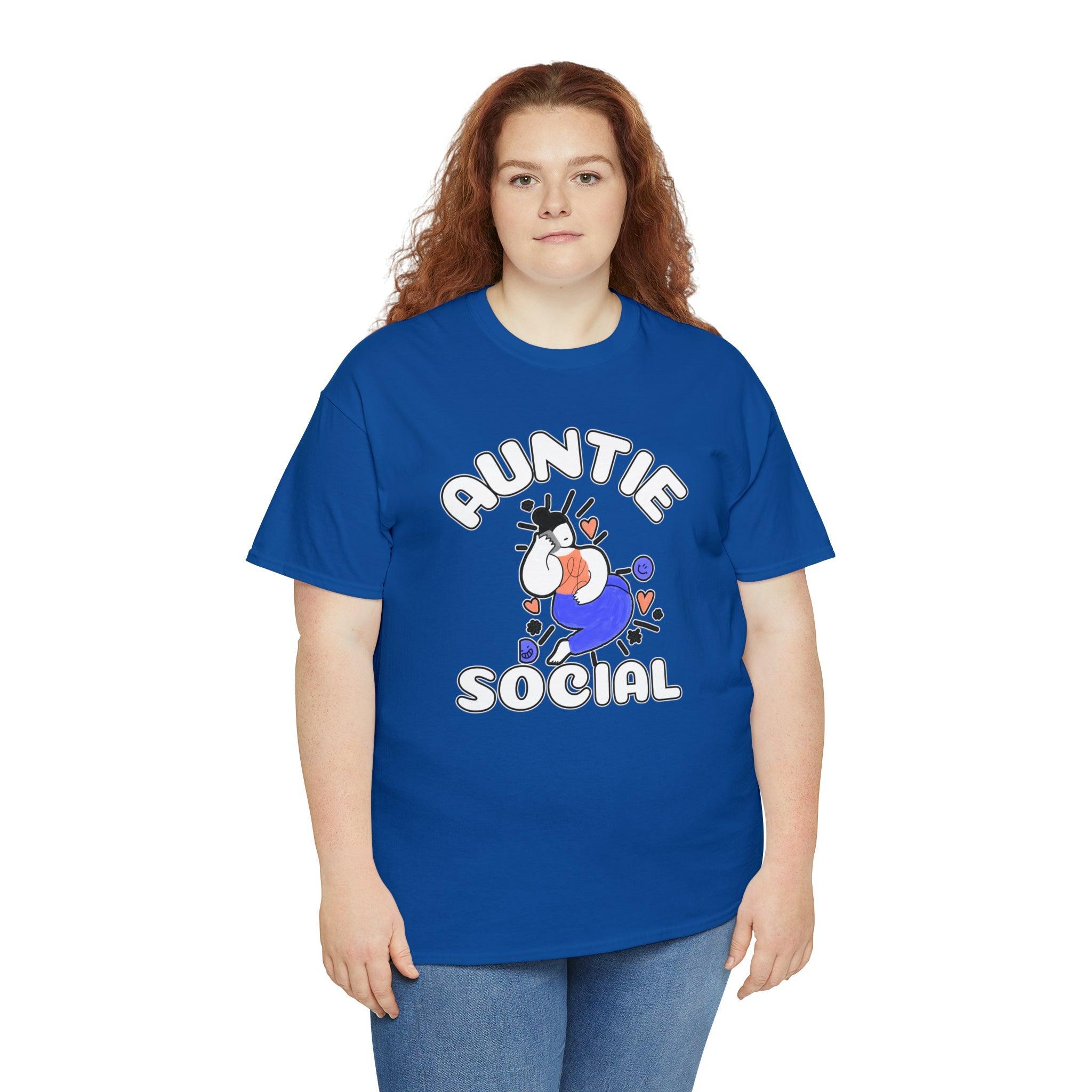 Auntie Social - T-Shirt - Witty Twisters Fashions