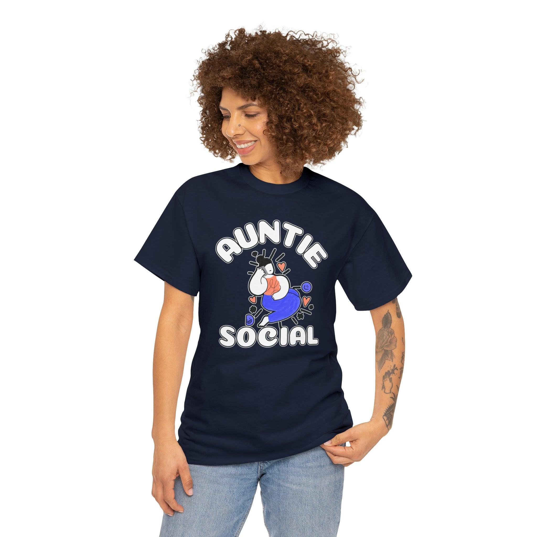 Auntie Social - T-Shirt - Witty Twisters Fashions