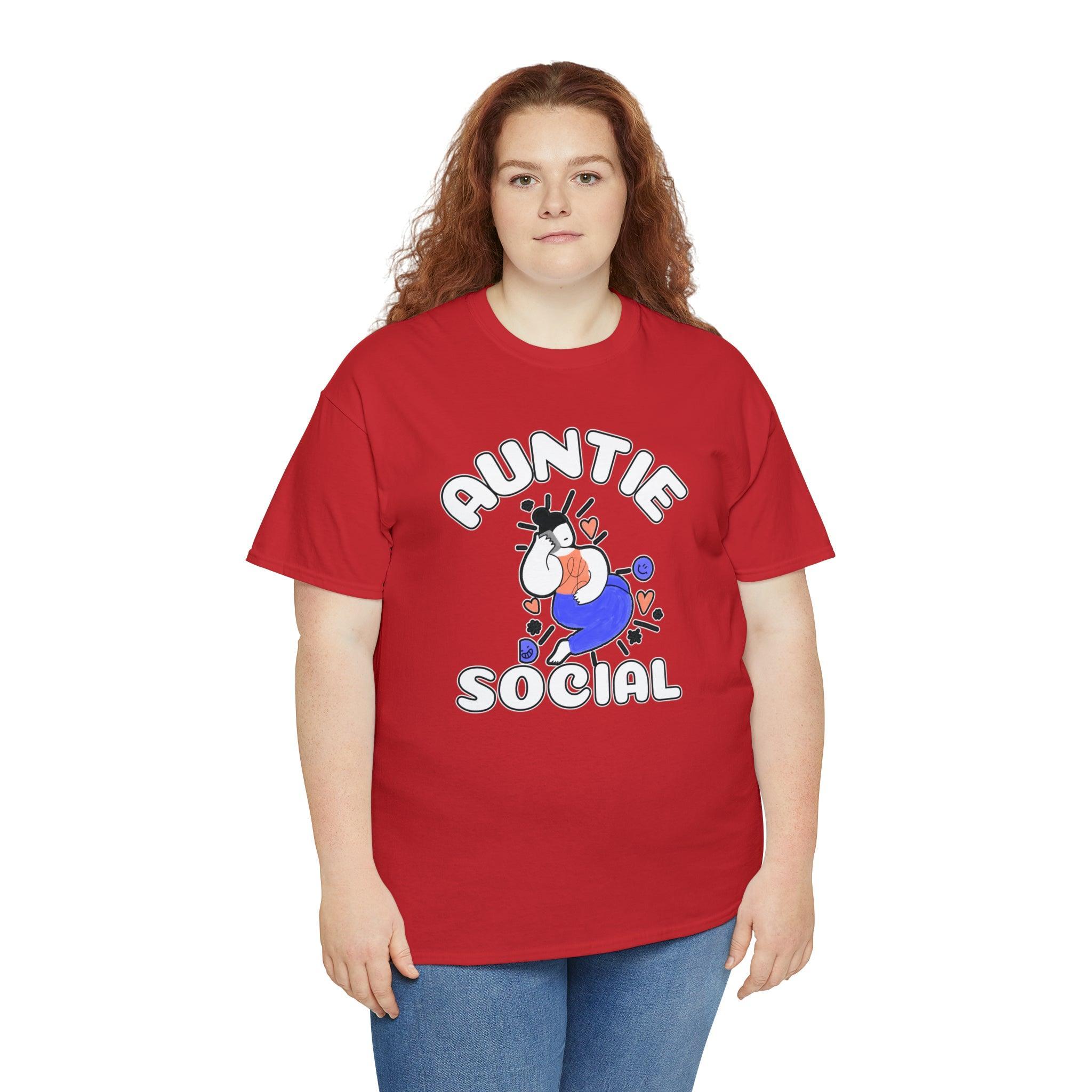 Auntie Social - T-Shirt - Witty Twisters Fashions