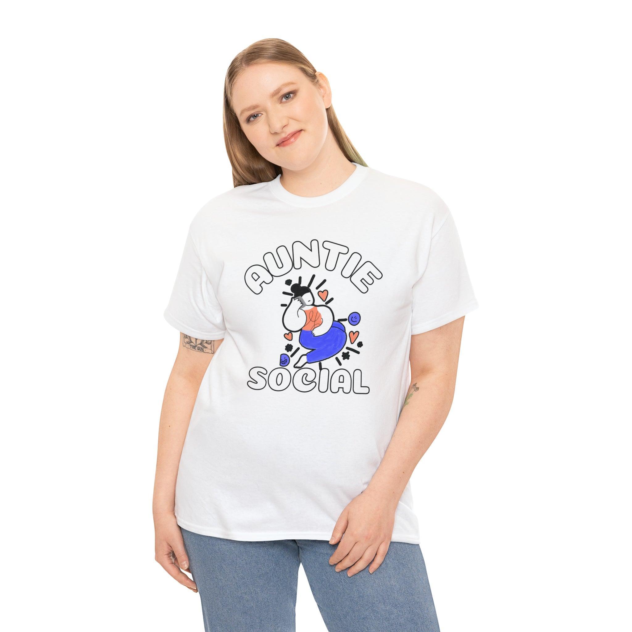 Auntie Social - T-Shirt - Witty Twisters Fashions