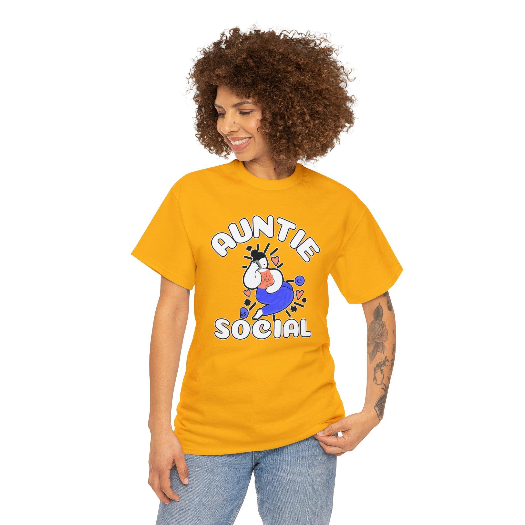 Auntie Social - T-Shirt - Witty Twisters Fashions