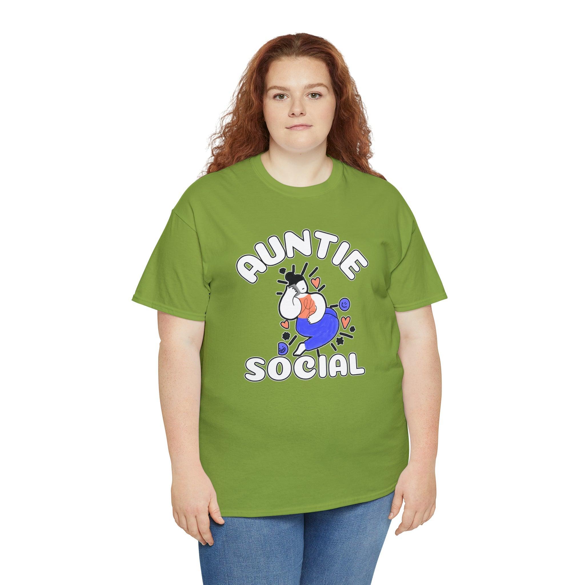 Auntie Social - T-Shirt - Witty Twisters Fashions