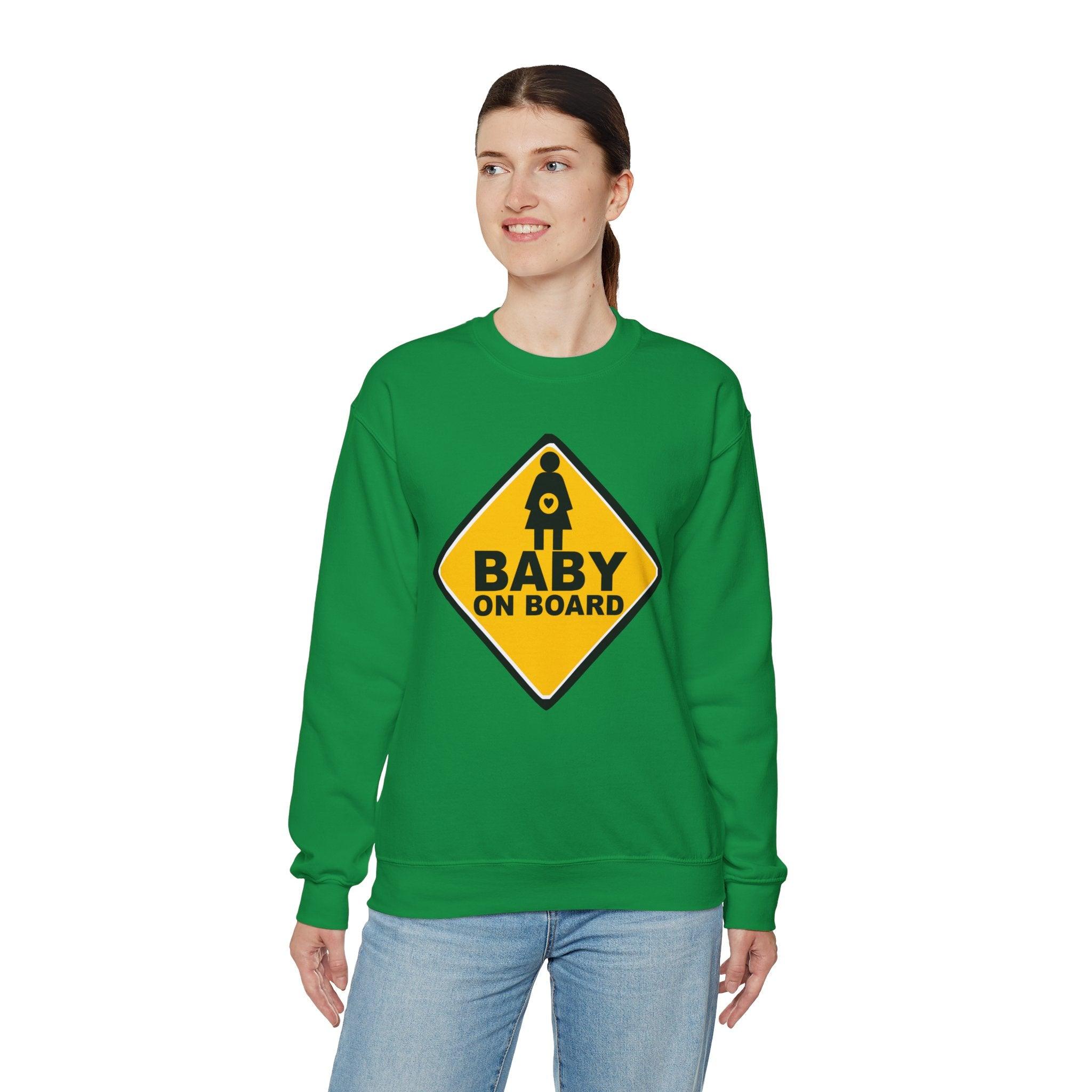 Baby On Board Sign - Sweatshirt - Witty Twisters Fashions