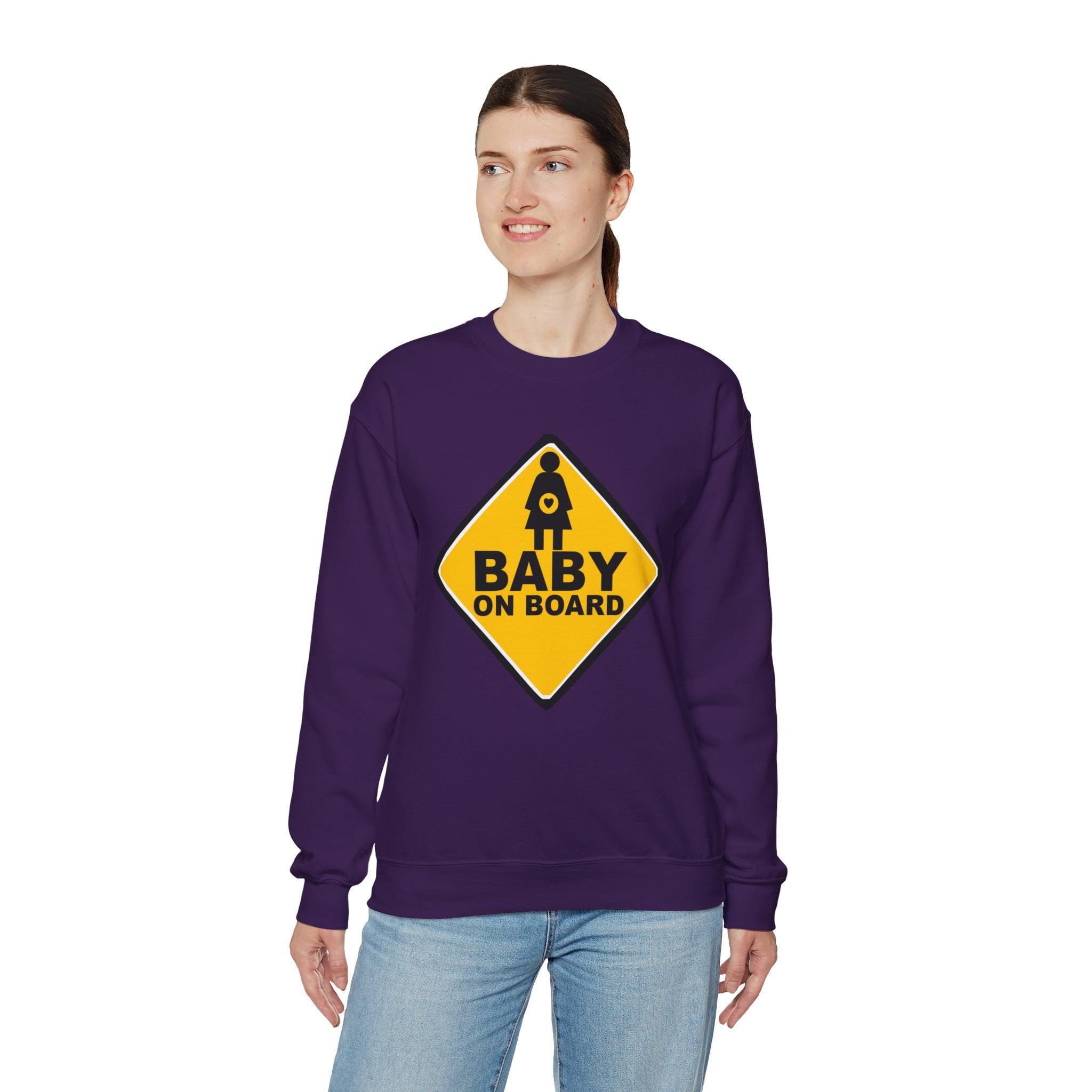 Baby On Board Sign - Sweatshirt - Witty Twisters Fashions