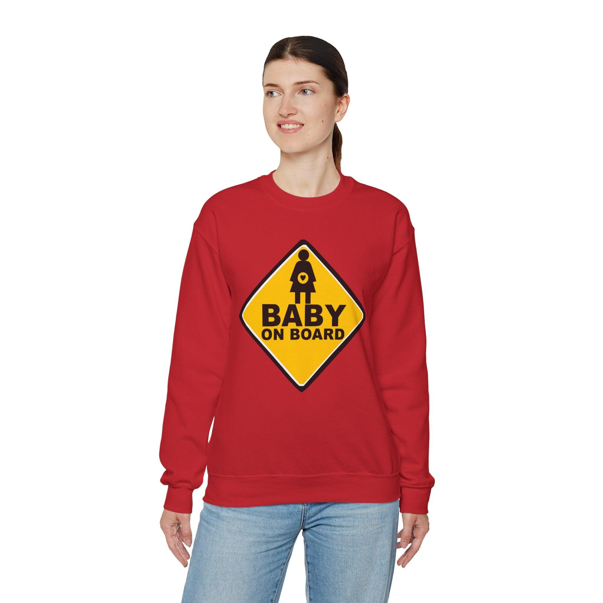 Baby On Board Sign - Sweatshirt - Witty Twisters Fashions