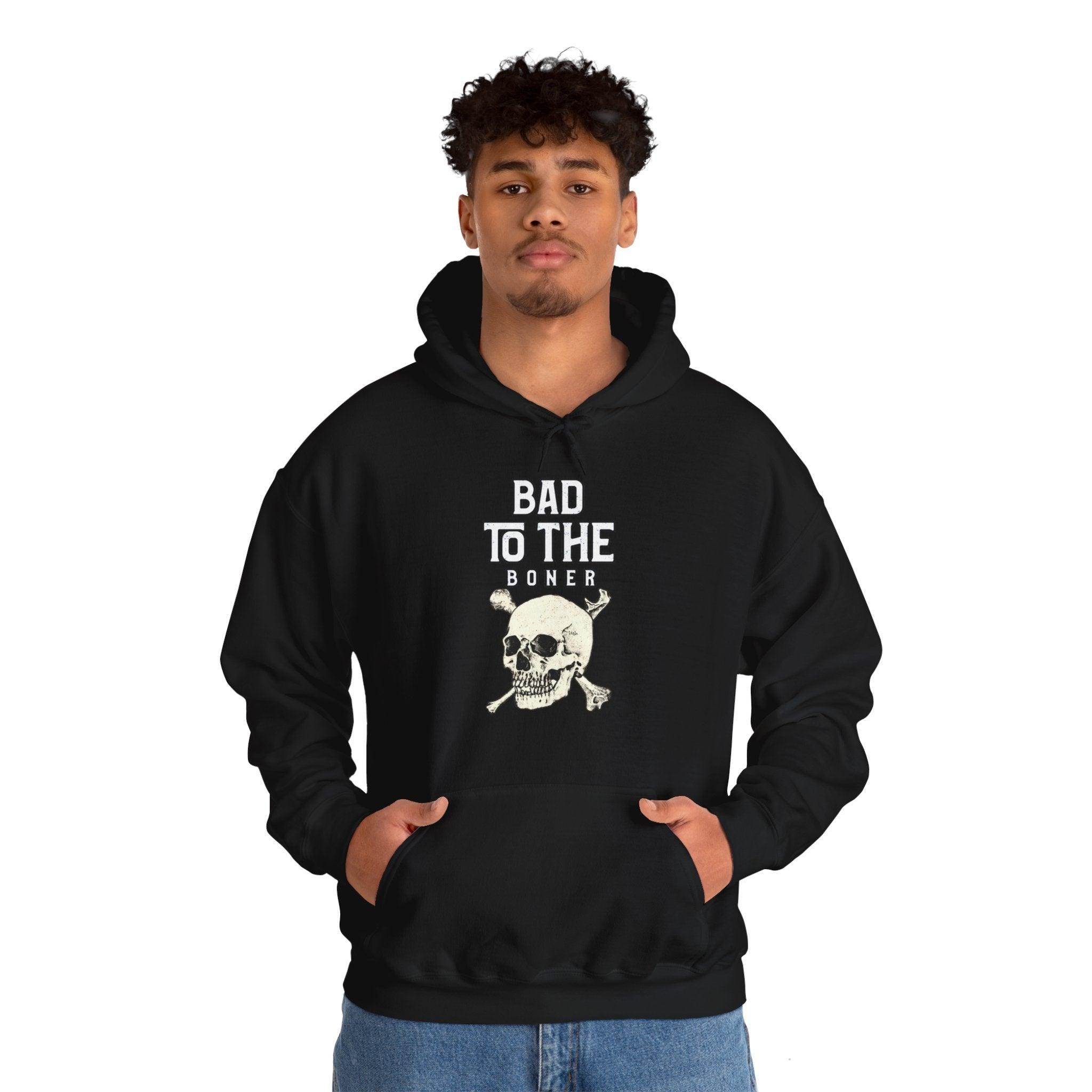 Bad To The Boner - Hoodie - Witty Twisters Fashions