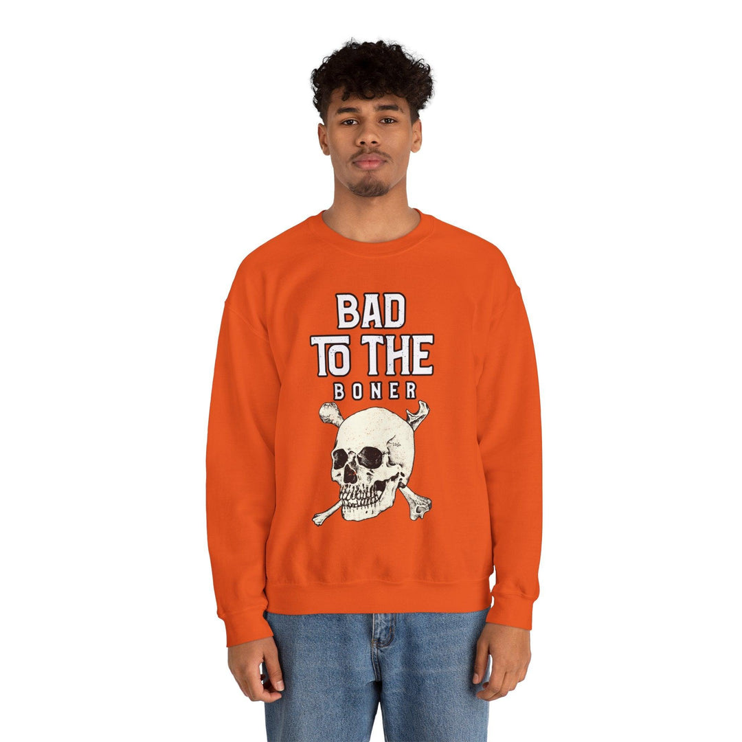 Bad To The Boner - Sweatshirt - Witty Twisters T-Shirts