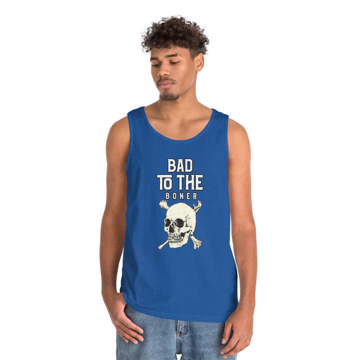 Bad To The Boner - Tank Top - Witty Twisters T-Shirts