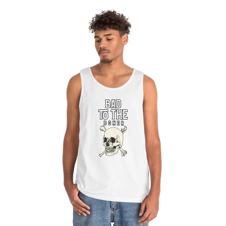 Bad To The Boner - Tank Top - Witty Twisters T-Shirts