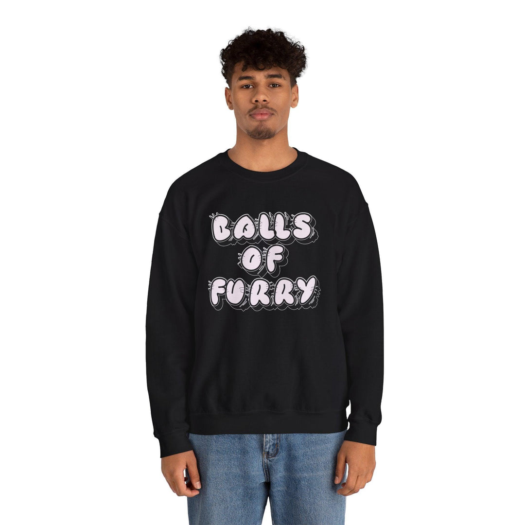 Balls Of Furry - Sweatshirt - Witty Twisters T-Shirts
