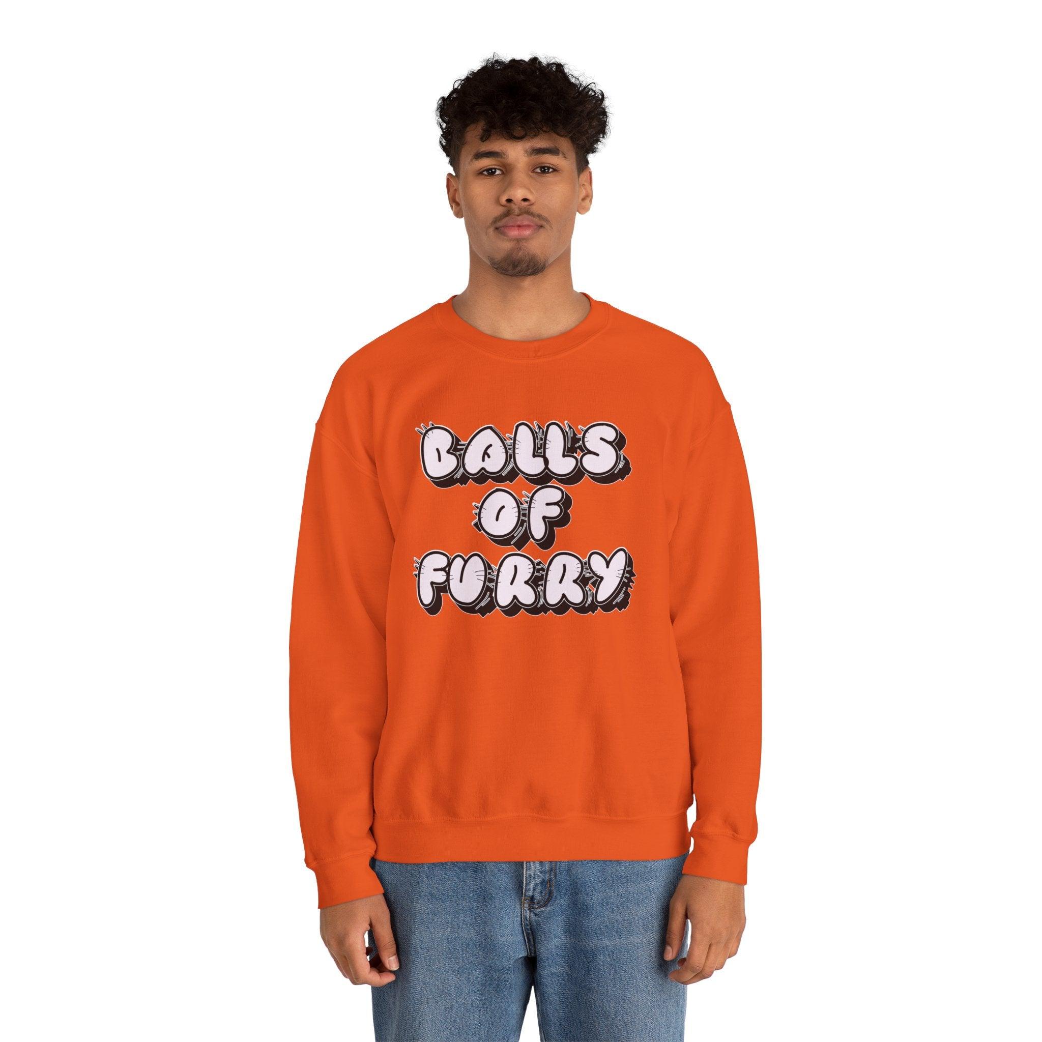 Balls Of Furry - Sweatshirt - Witty Twisters T-Shirts