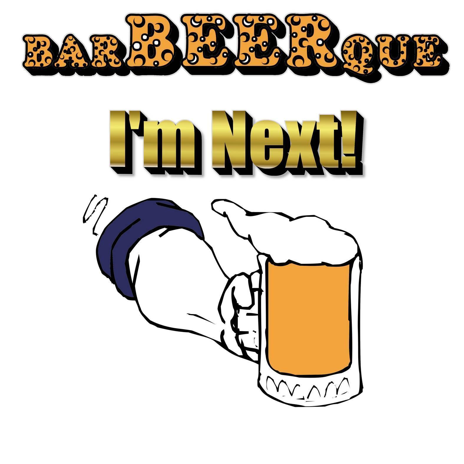 BarBeerQue I'm Next - Frosted Glass Beer Mug - Witty Twisters Fashions