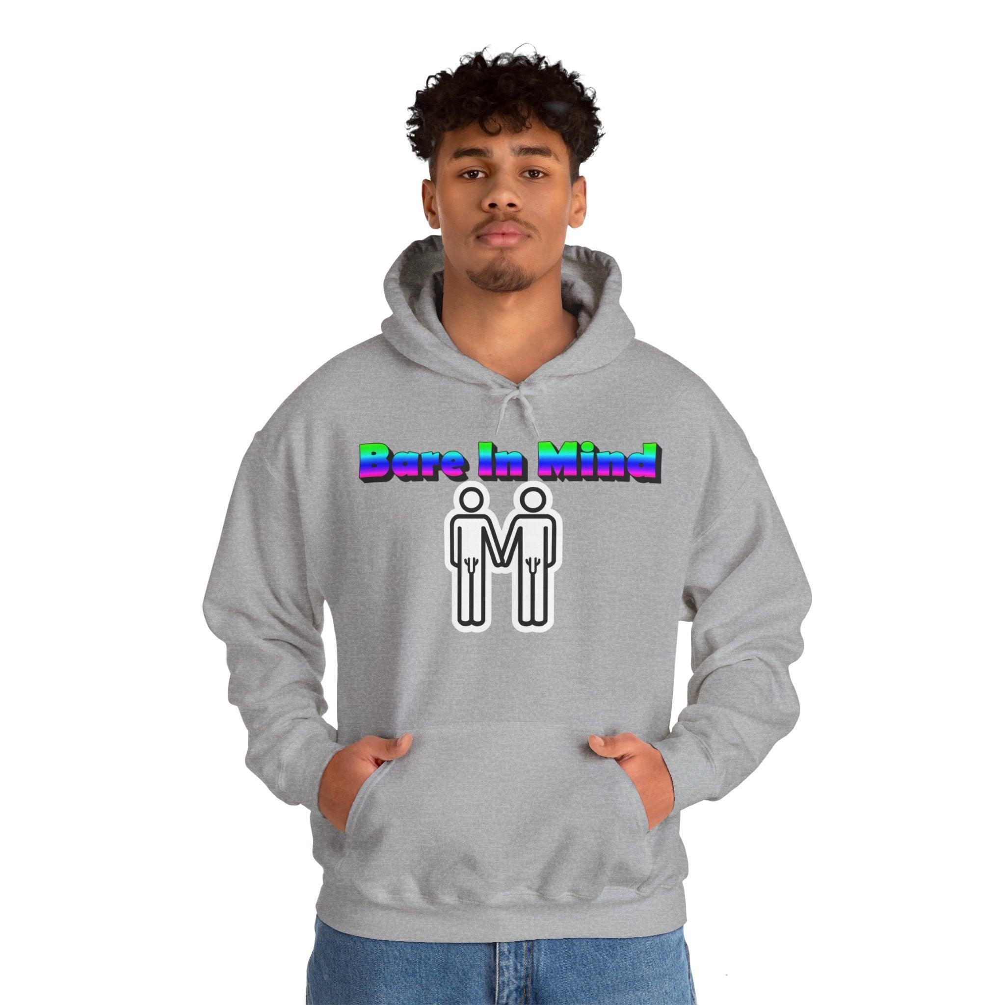 Bare In Mind Same-Sex Men - Hoodie - Witty Twisters T-Shirts