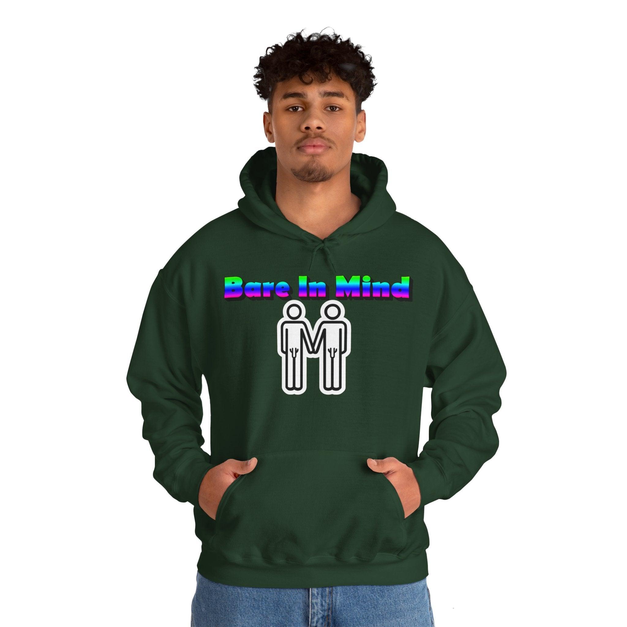 Bare In Mind Same-Sex Men - Hoodie - Witty Twisters T-Shirts