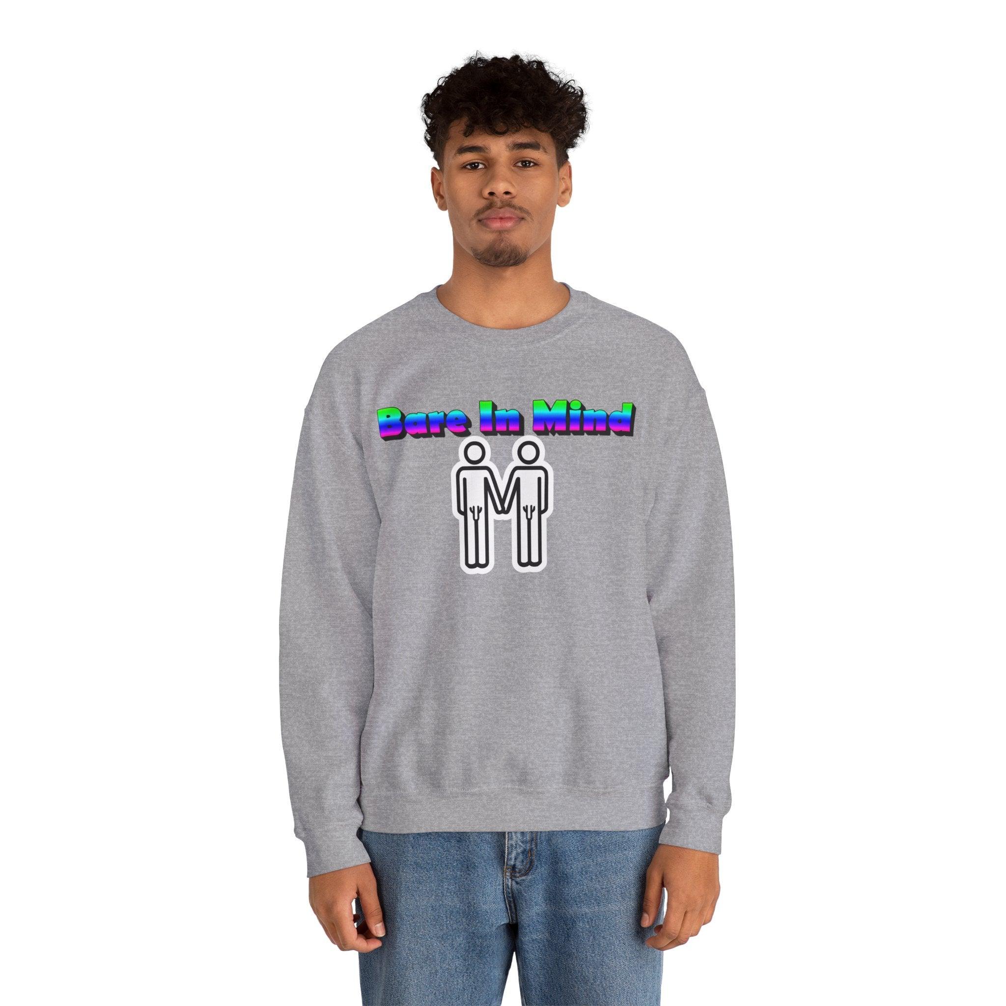 Bare In Mind Same-Sex Men - Sweatshirt - Witty Twisters Fashions