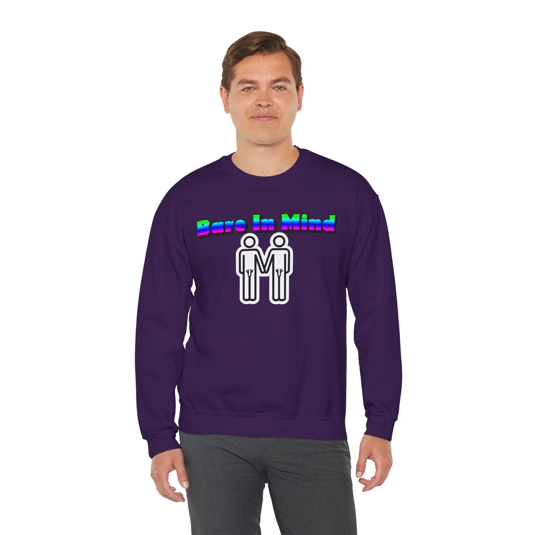 Bare In Mind Same-Sex Men - Sweatshirt - Witty Twisters Fashions