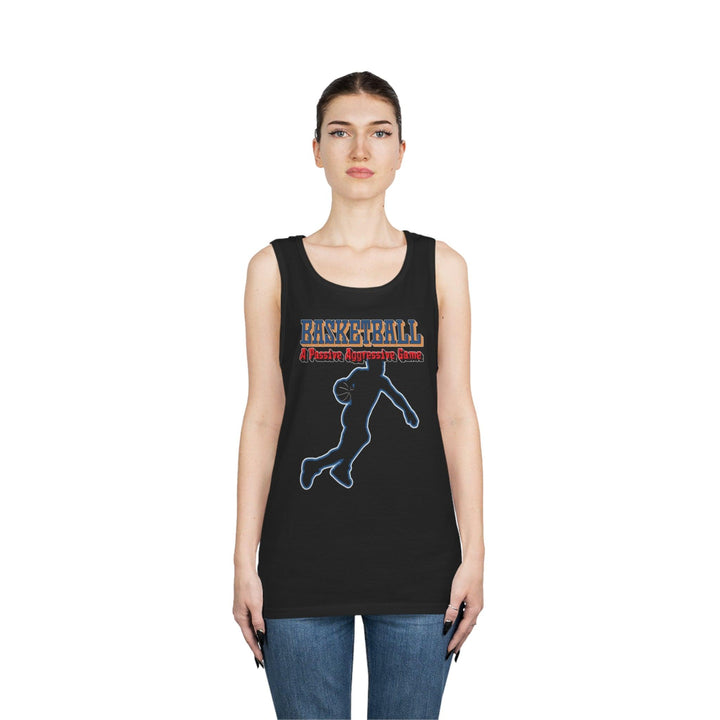Basketball A Passive Aggressive Game - Tank Top - Witty Twisters T-Shirts