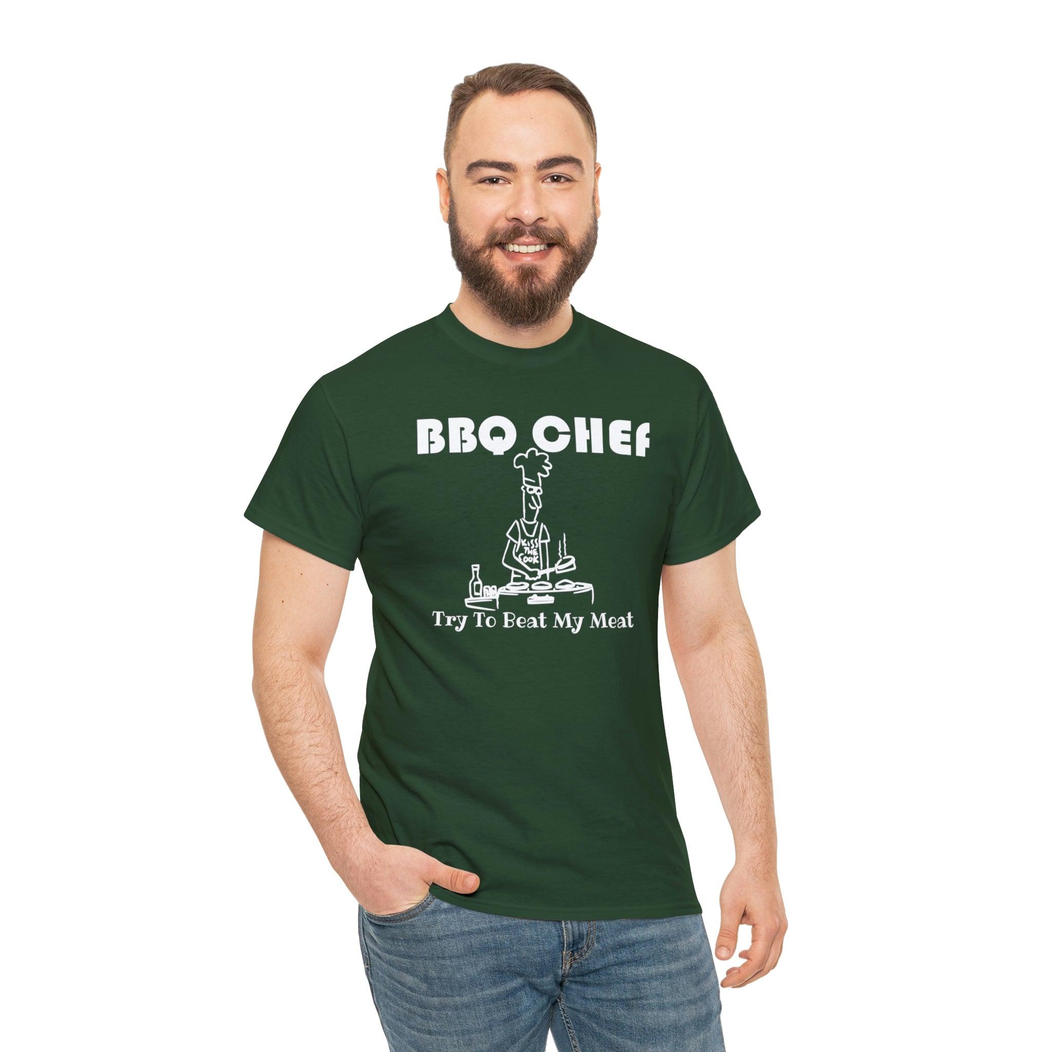 BBQ Chef Try To Beat My Meat - T-Shirt - Witty Twisters Fashions