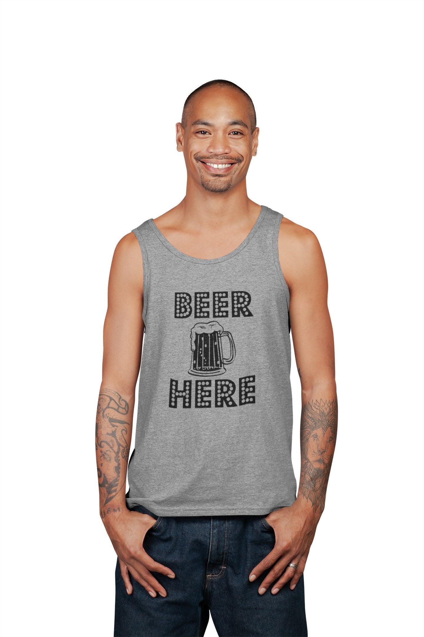 Beer Here - Tank Top - Witty Twisters Fashions