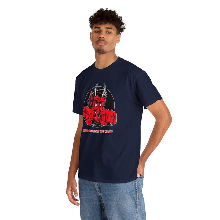 Better the devil you know Xmas time - Witty Twisters T-Shirts