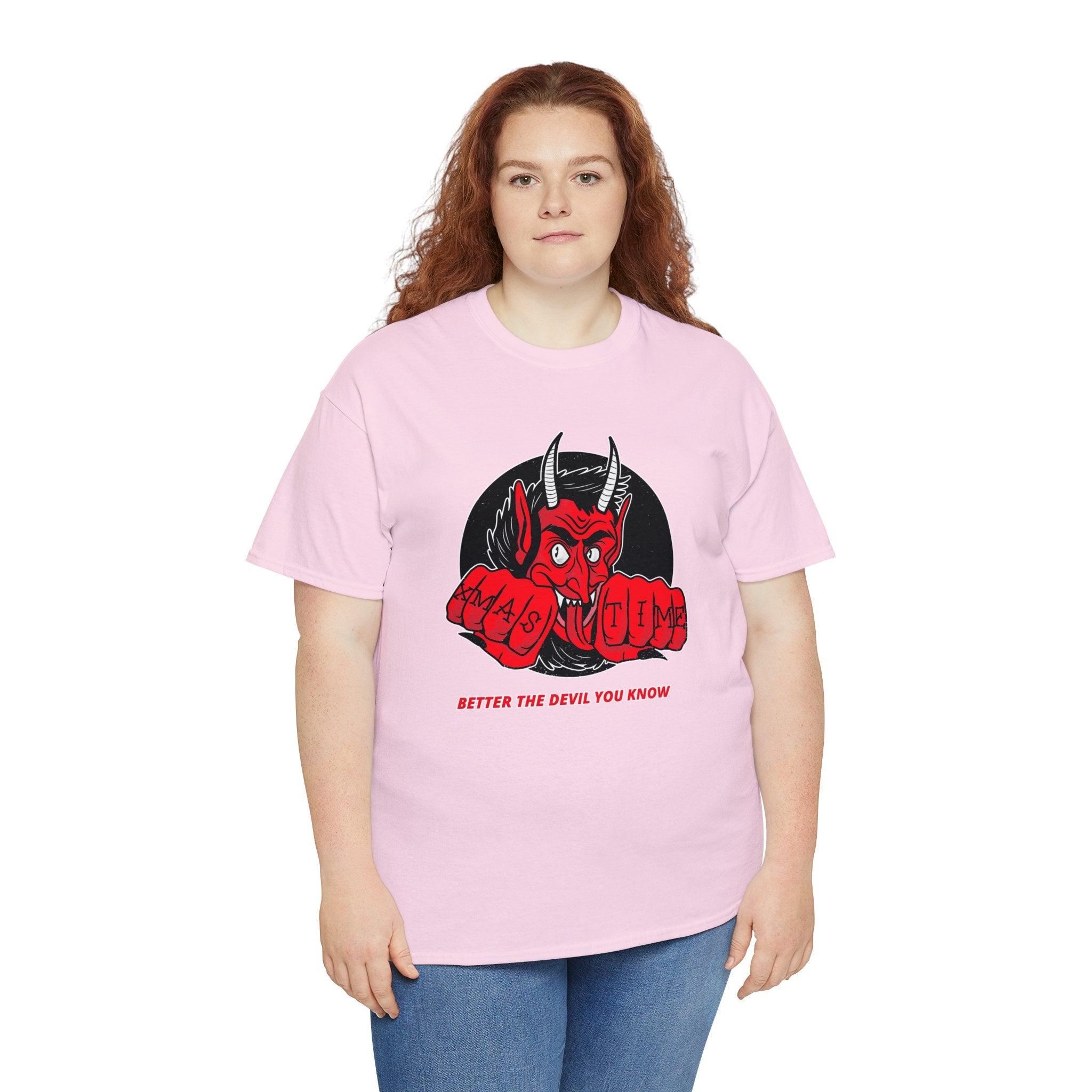 Better the devil you know Xmas time - Witty Twisters T-Shirts