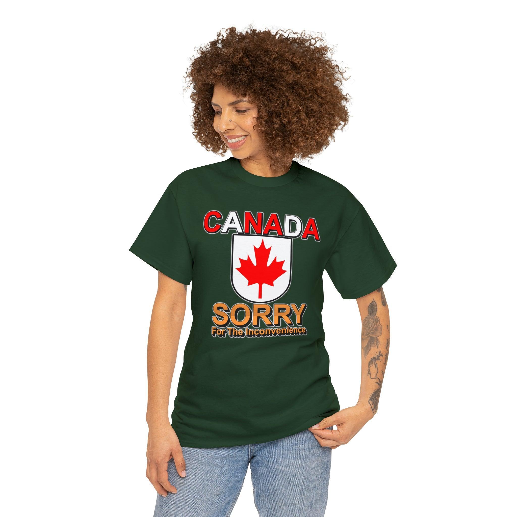 Canada Sorry for the Inconvenience - T-Shirt - Witty Twisters Fashions