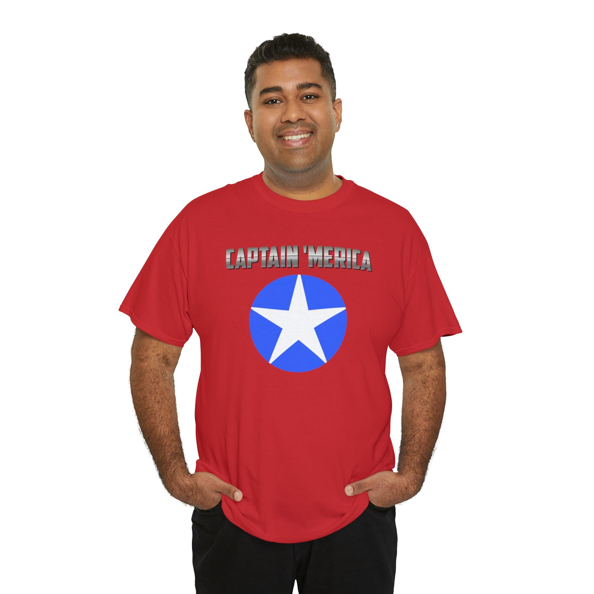 Captain 'Merica - T-Shirt - Witty Twisters Fashions