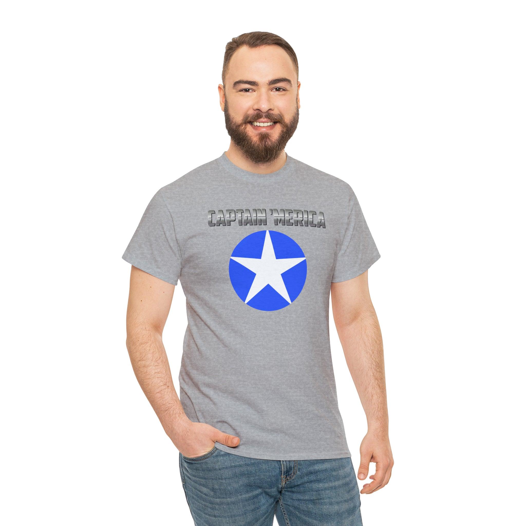 Captain 'Merica - T-Shirt - Witty Twisters Fashions