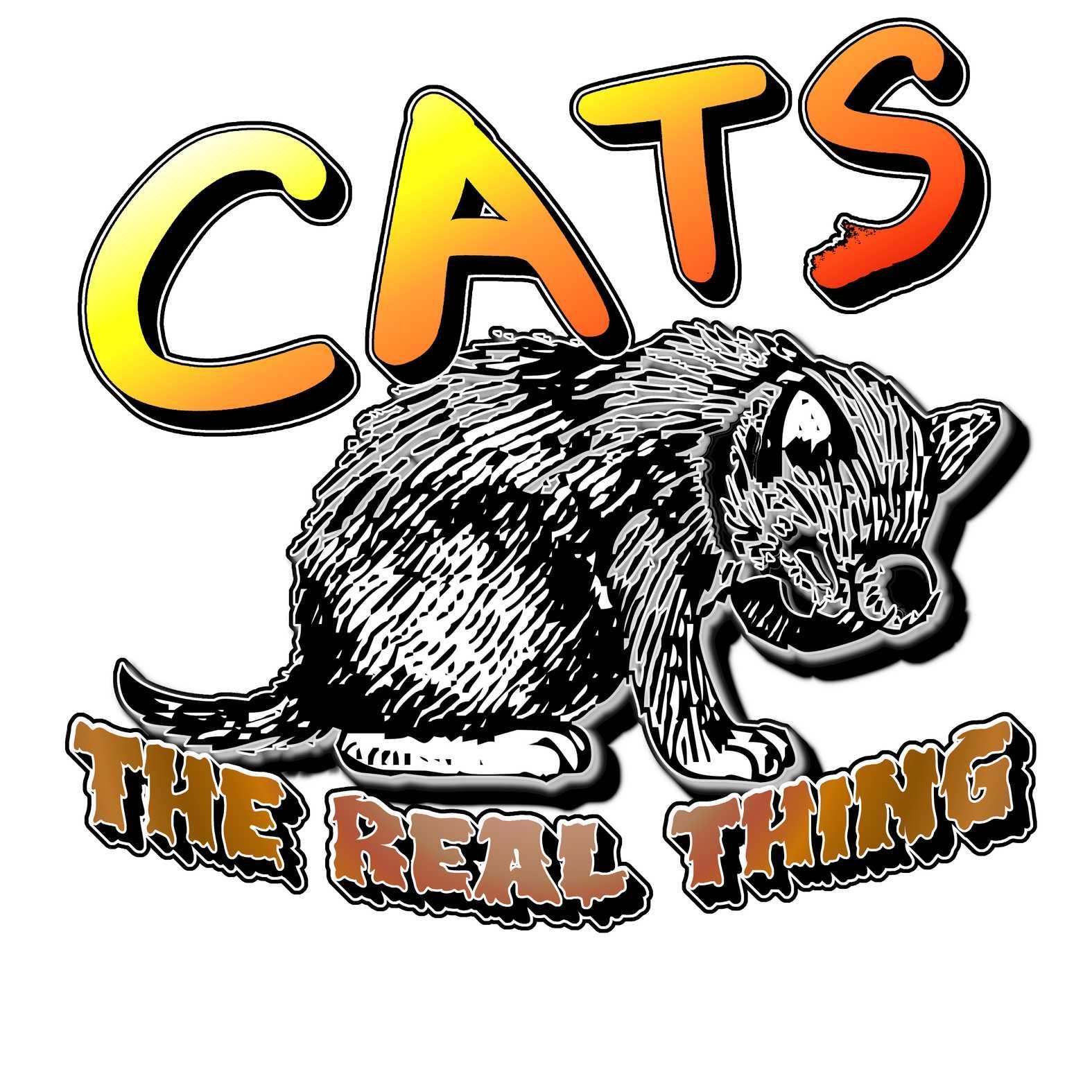 Cats The Real Thing - T-Shirt - Witty Twisters Fashions