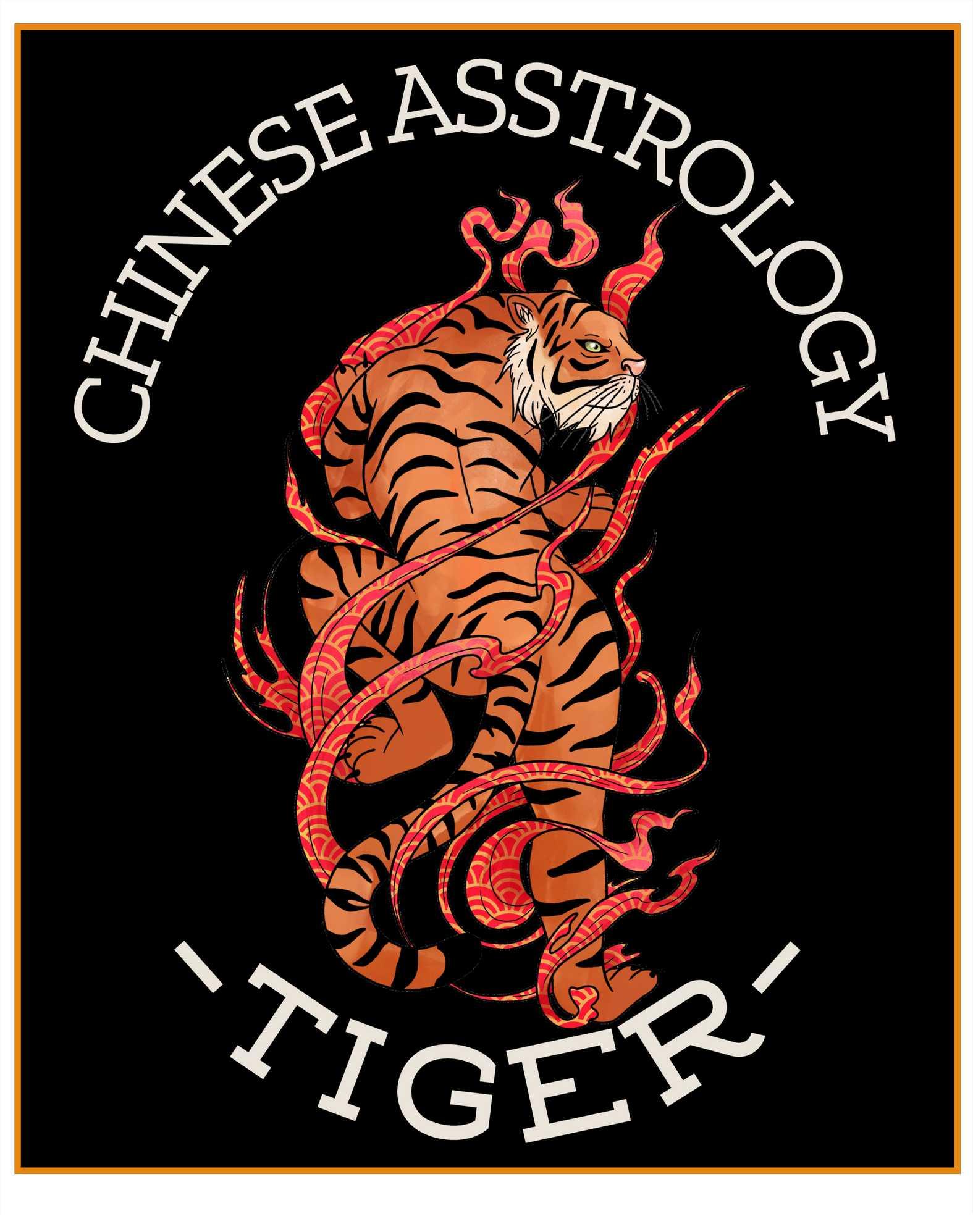 Chinese Asstrology Tiger - T-Shirt - Witty Twisters Fashions