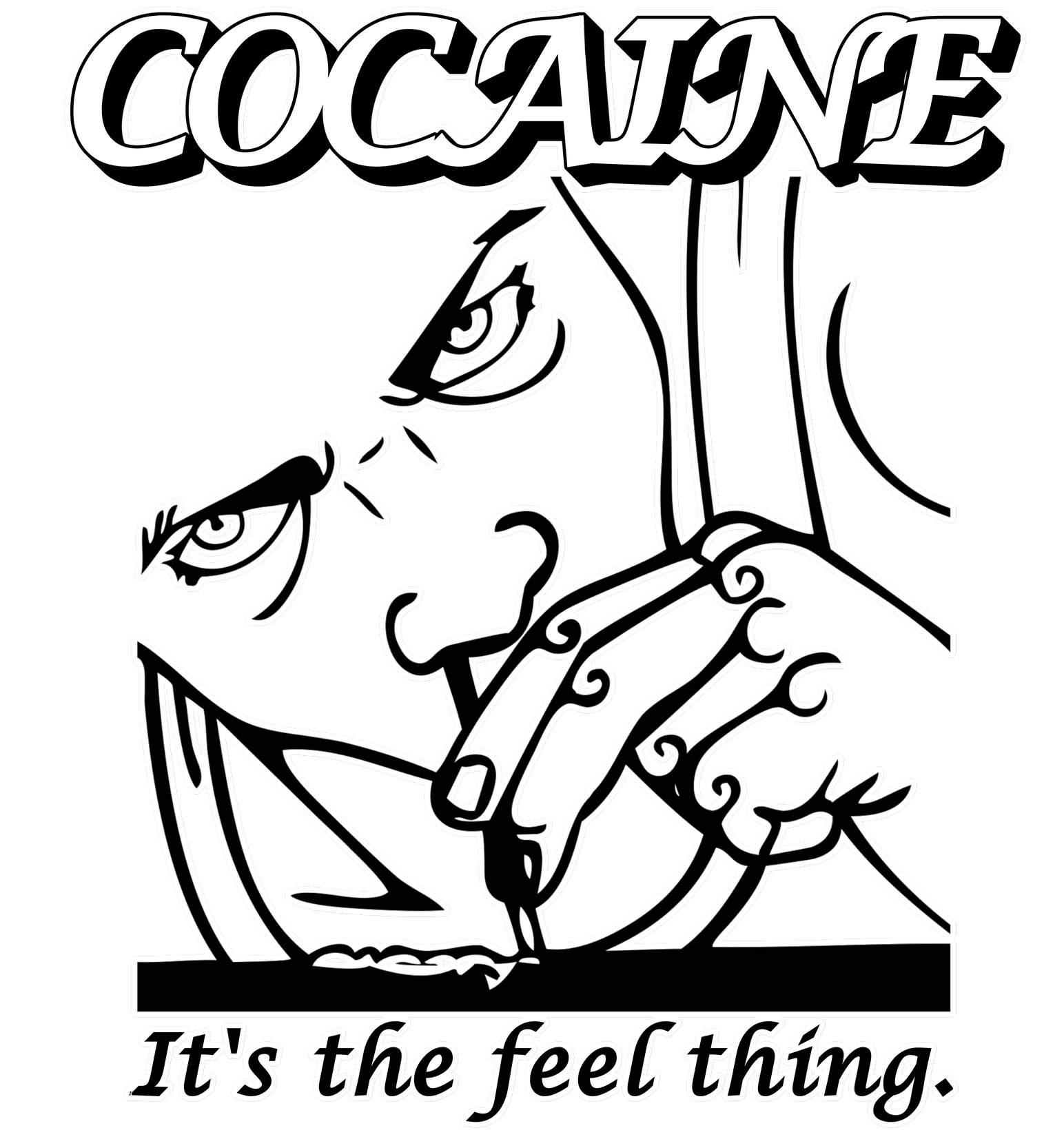 Cocaine It's The Feel Thing - T-Shirt - Witty Twisters Fashions