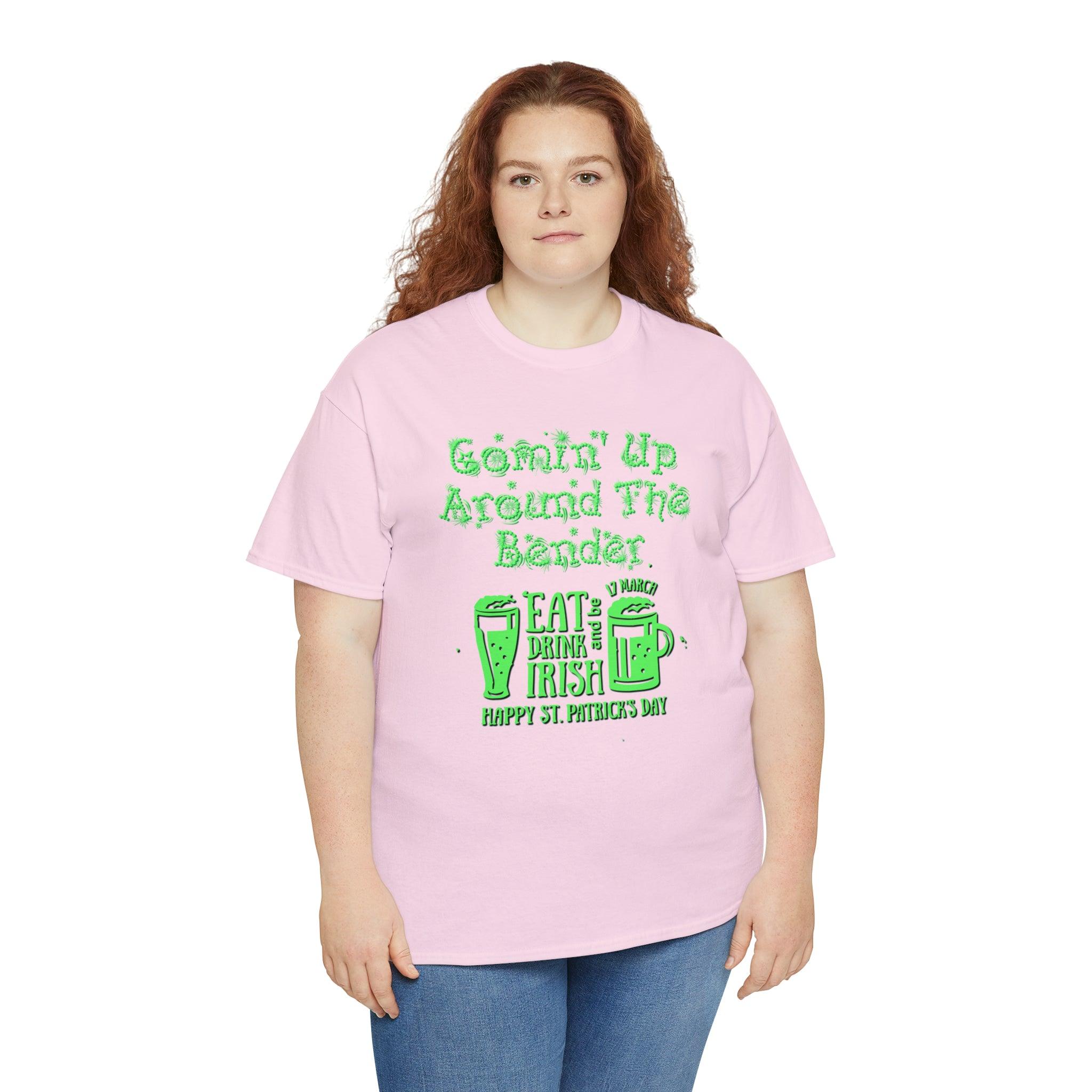 Comin' Up Around The Bender (St. Patrick's Day) - Witty Twisters T-Shirts