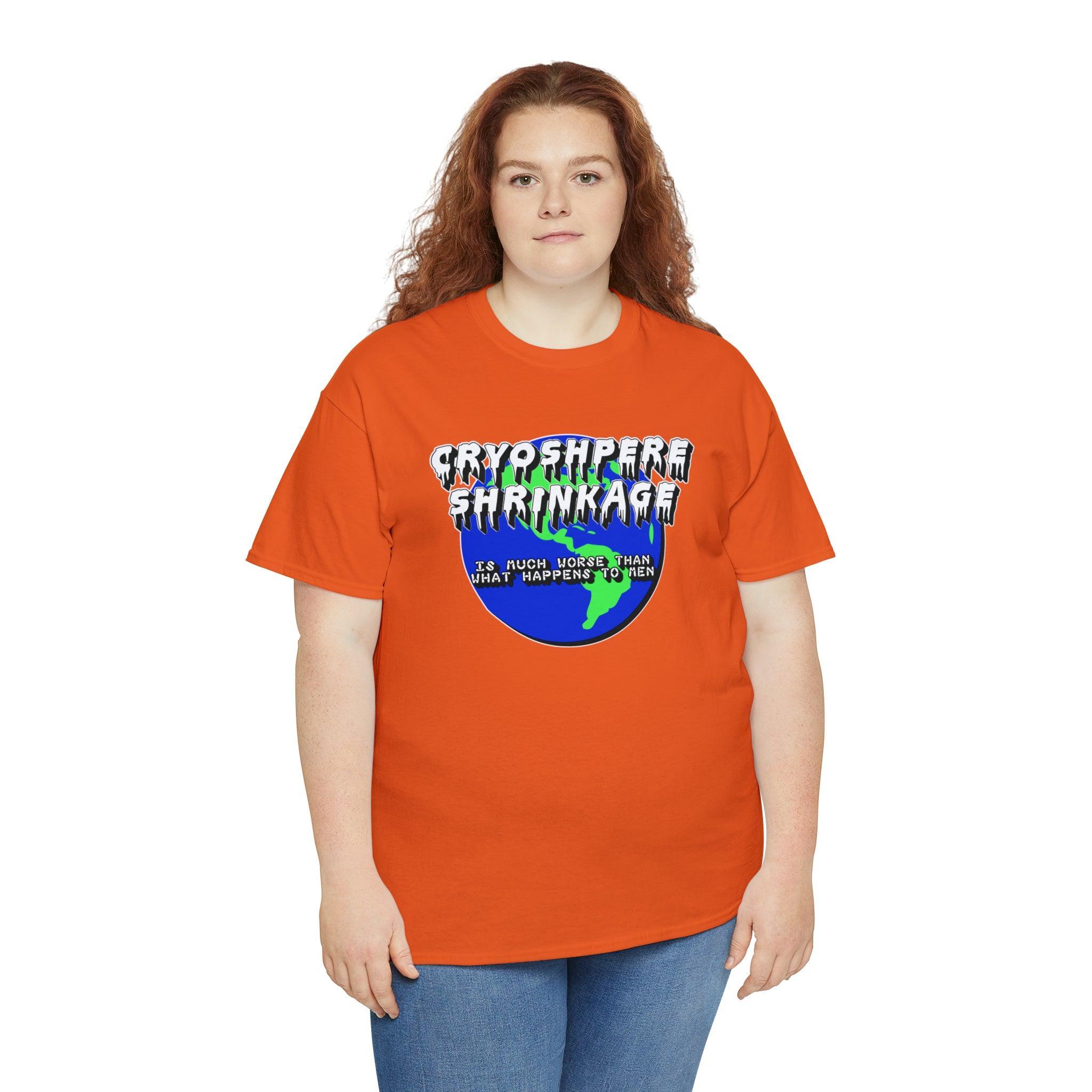 Cryosphere Shrinkage Is much worse than what happens to men - T-Shirt - Witty Twisters Fashions