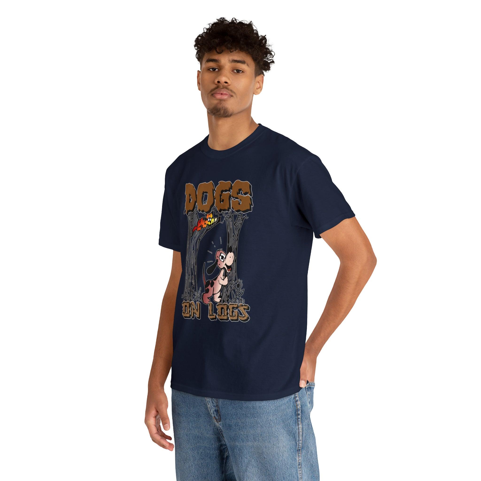 Dogs On Logs - T-Shirt - Witty Twisters Fashions