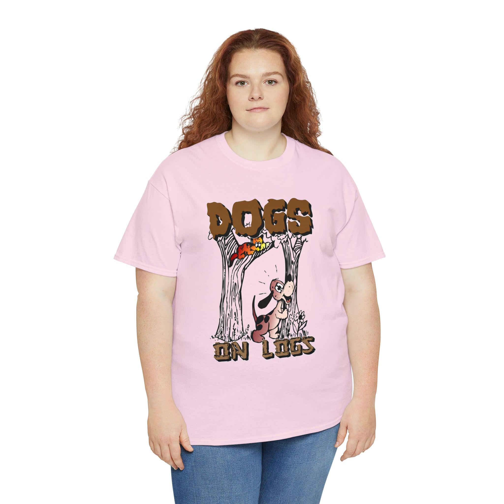 Dogs On Logs - T-Shirt - Witty Twisters Fashions