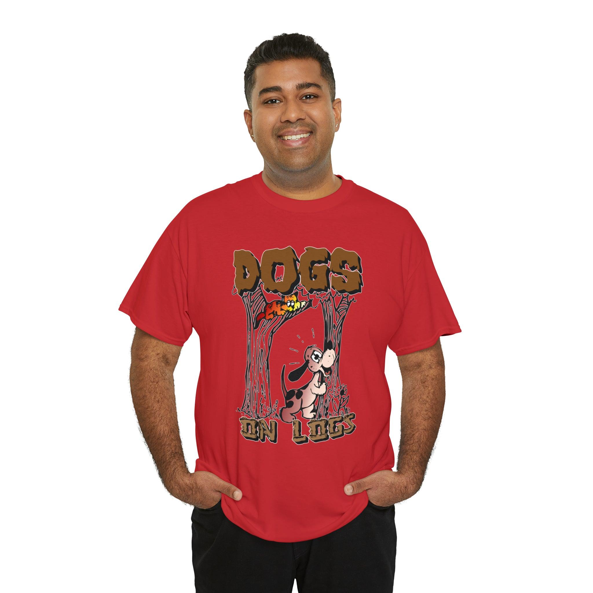 Dogs On Logs - T-Shirt - Witty Twisters Fashions