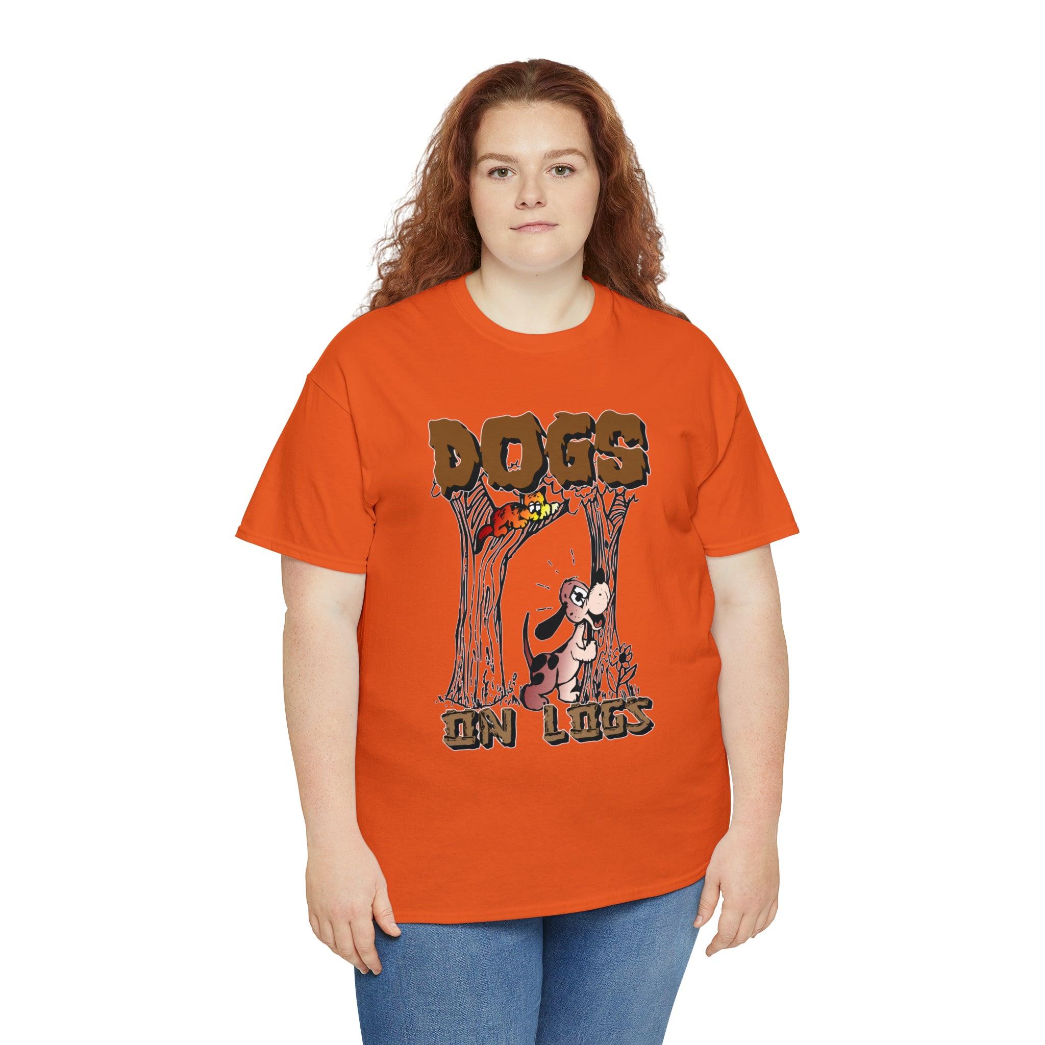 Dogs On Logs - T-Shirt - Witty Twisters Fashions