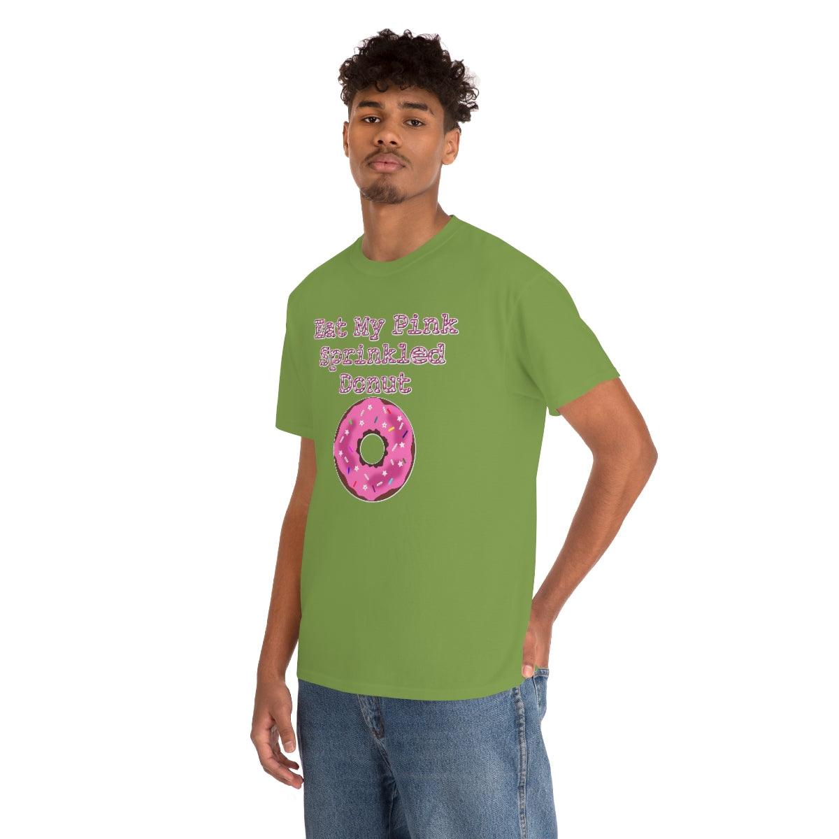 Eat My Pink Sprinkled Donut - T-Shirt - Witty Twisters Fashions