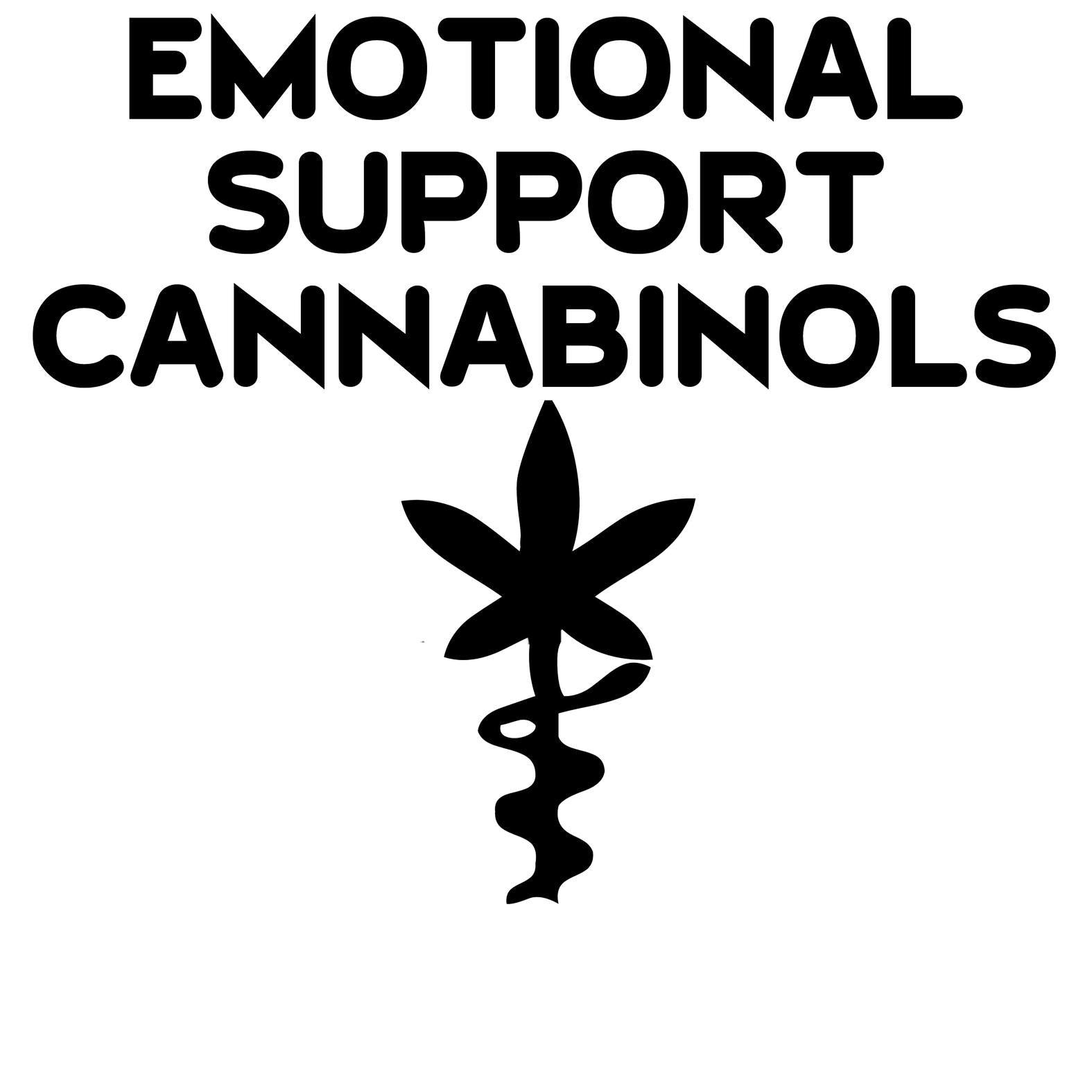 Emotional Support Cannabinols - T-Shirt - Witty Twisters Fashions