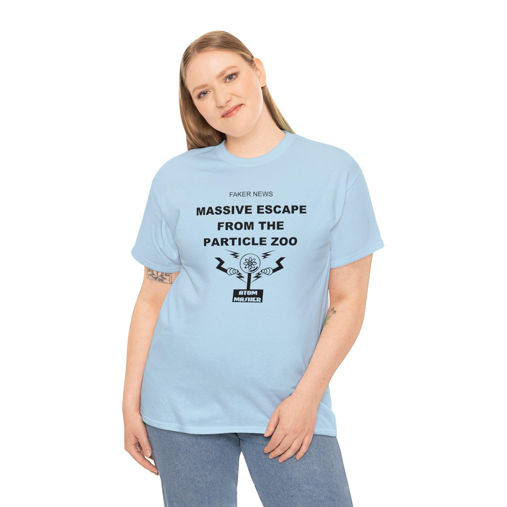 Faker News Massive Escape From The Particle Zoo - T-Shirt - Witty Twisters Fashions