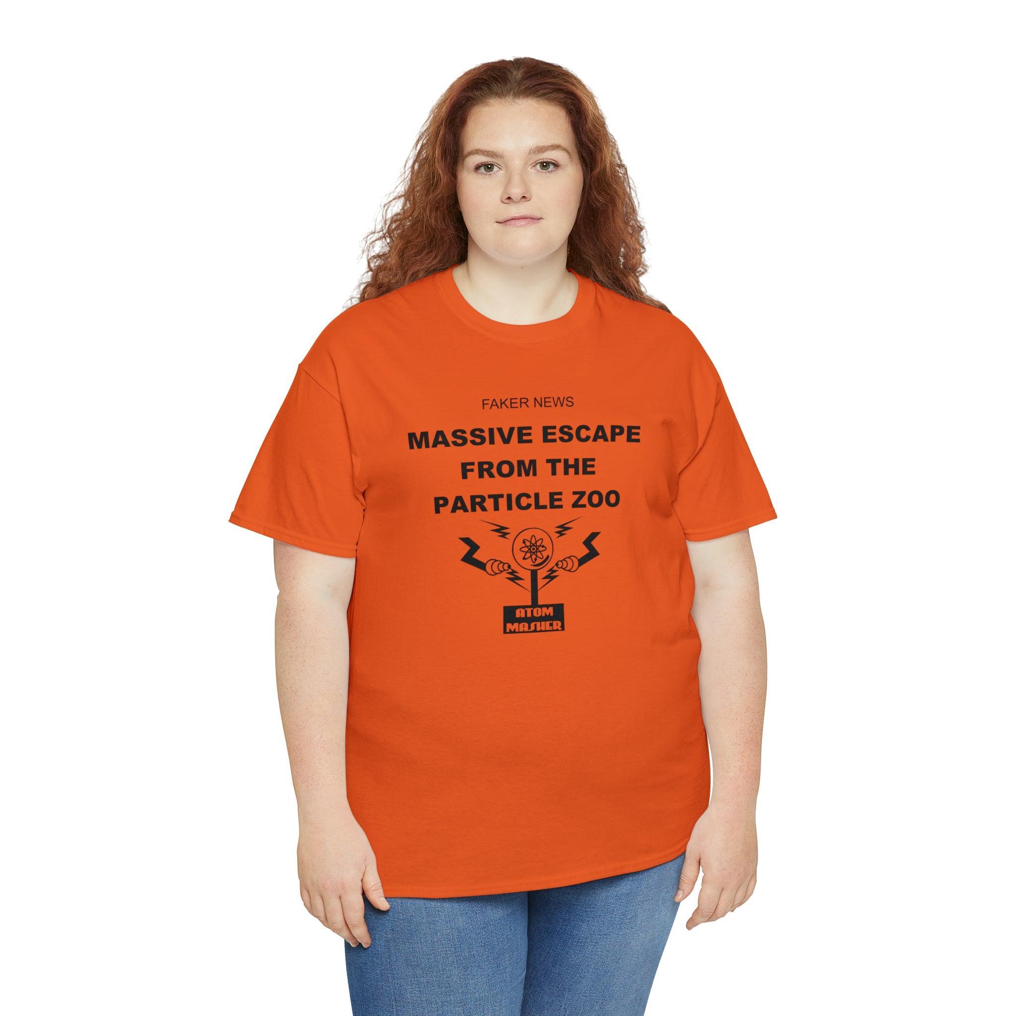 Faker News Massive Escape From The Particle Zoo - T-Shirt - Witty Twisters Fashions