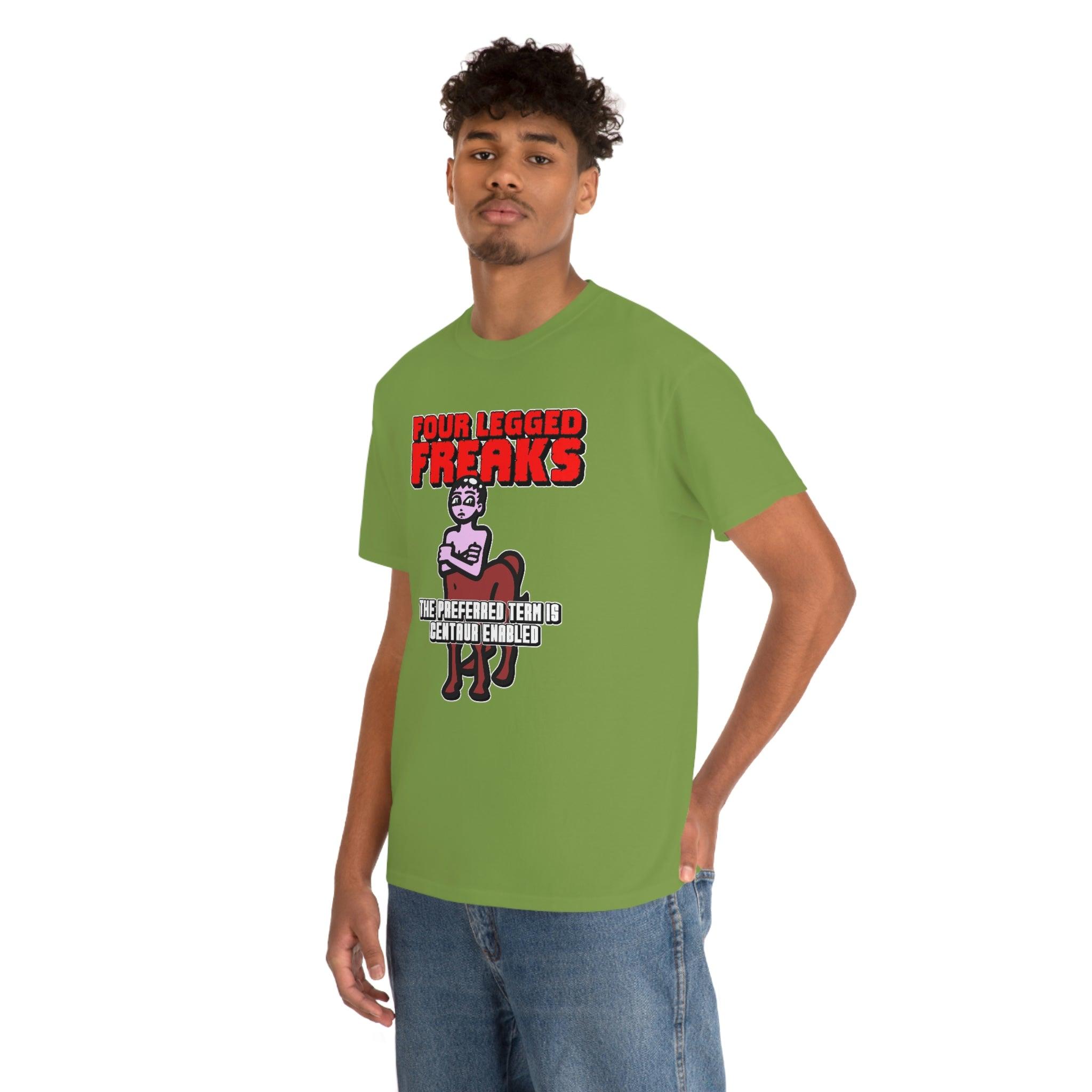 Four Legged Freaks The Preferred Term Is Centaur Enabled - T-Shirt - Witty Twisters Fashions