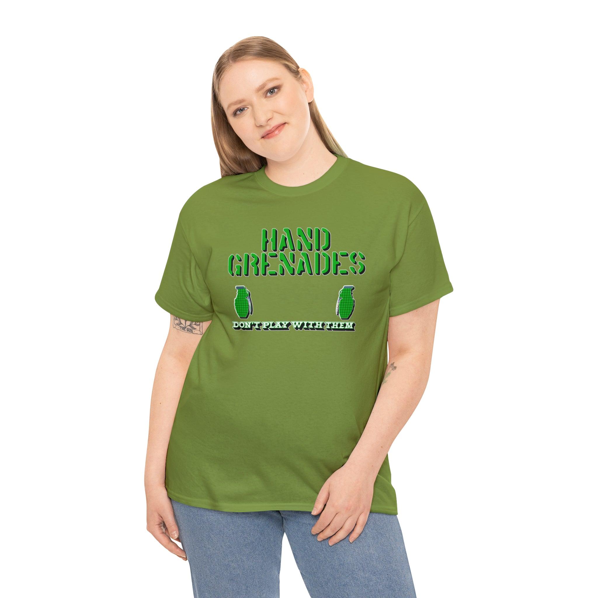 Hand Grenades Don't Play With Them - T-Shirt - Witty Twisters Fashions