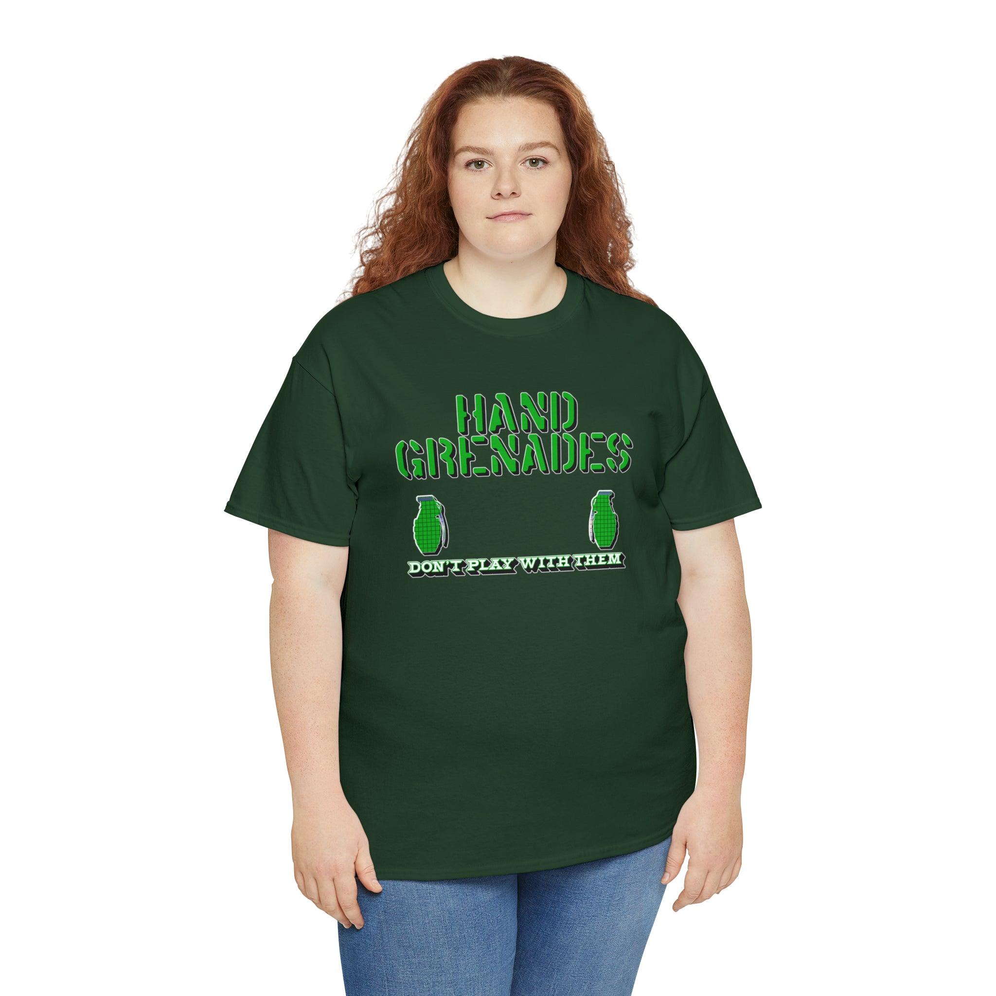 Hand Grenades Don't Play With Them - T-Shirt - Witty Twisters Fashions