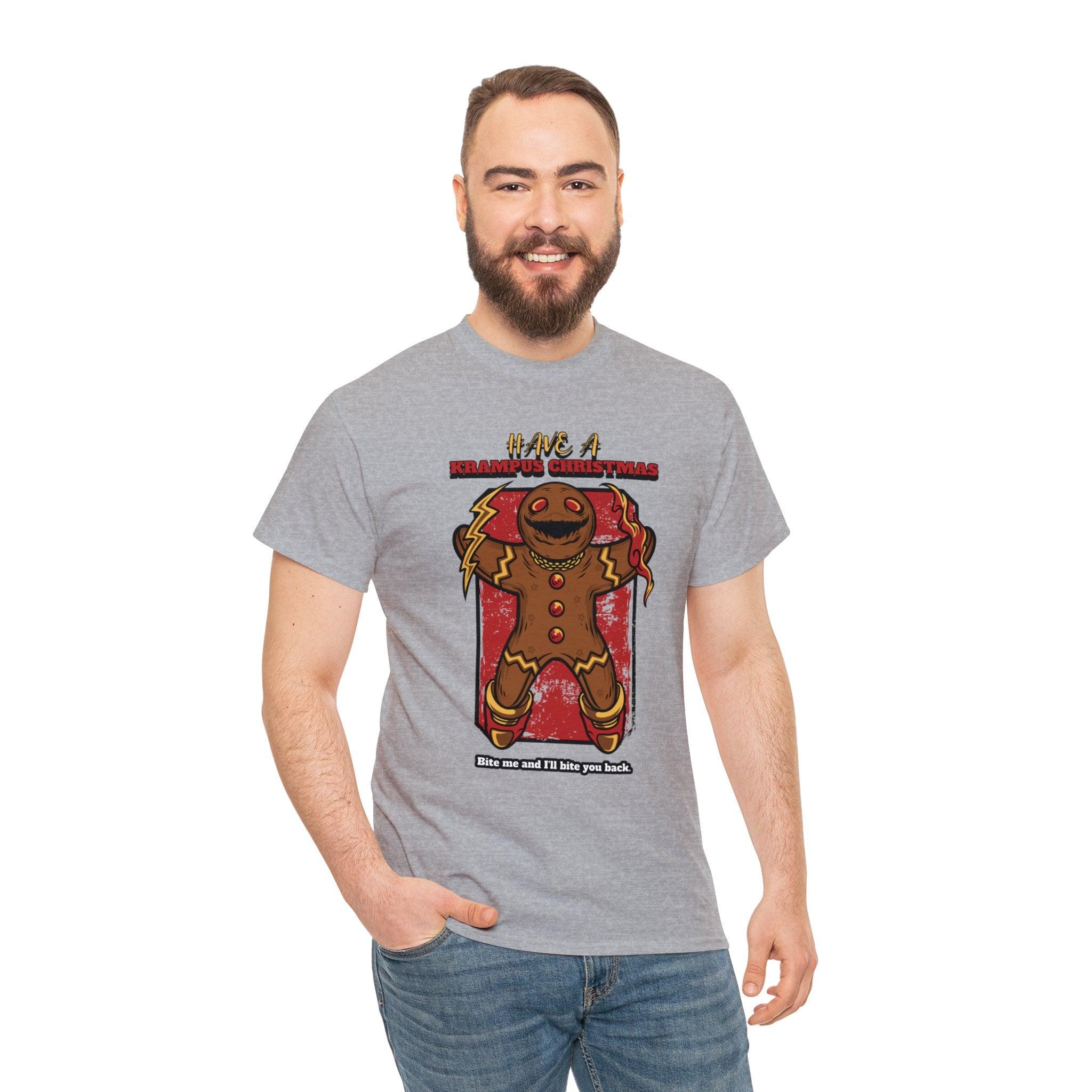 Have a Krampus Christmas - Bite me and I'll bite you back. - Witty Twisters T-Shirts