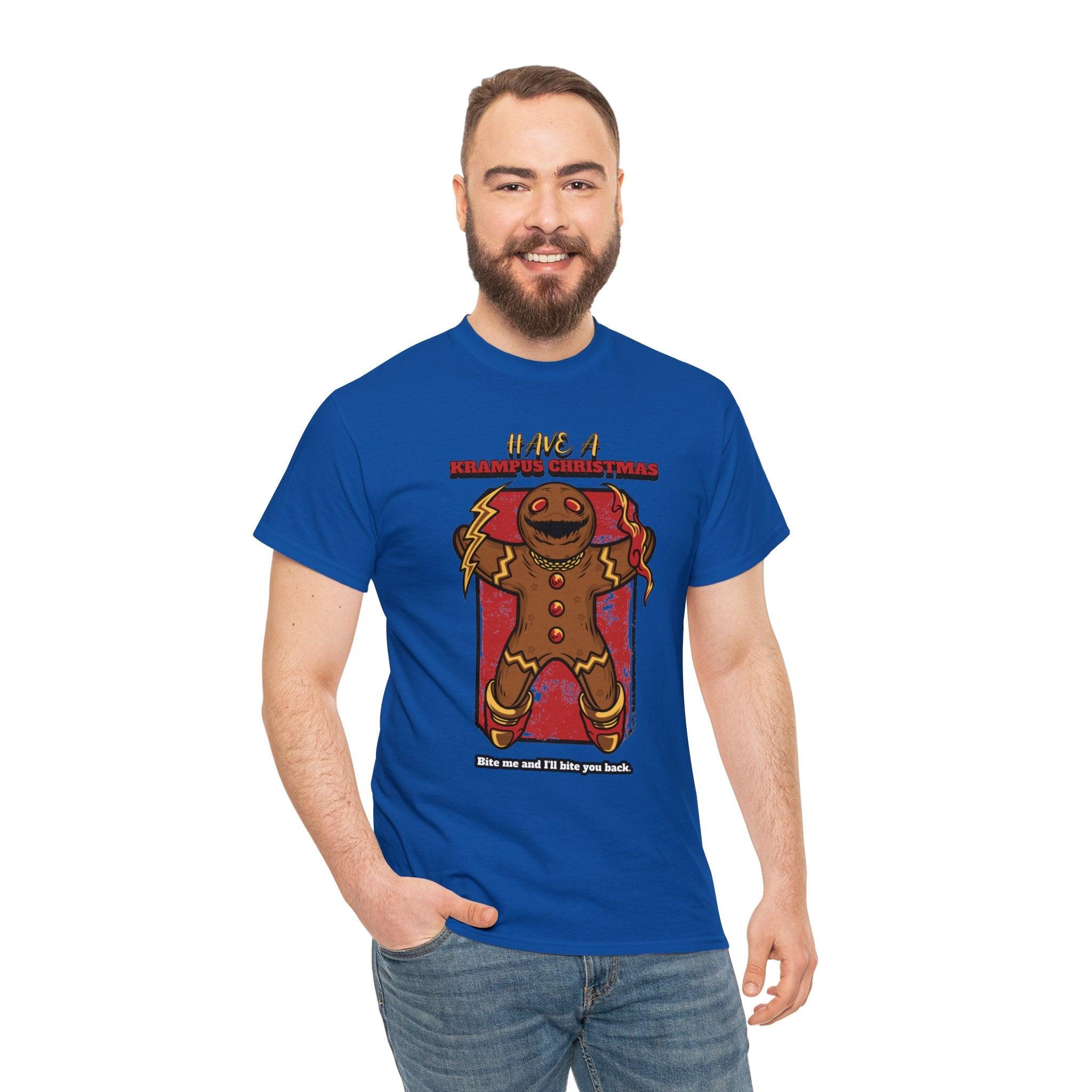 Have a Krampus Christmas - Bite me and I'll bite you back. - Witty Twisters T-Shirts