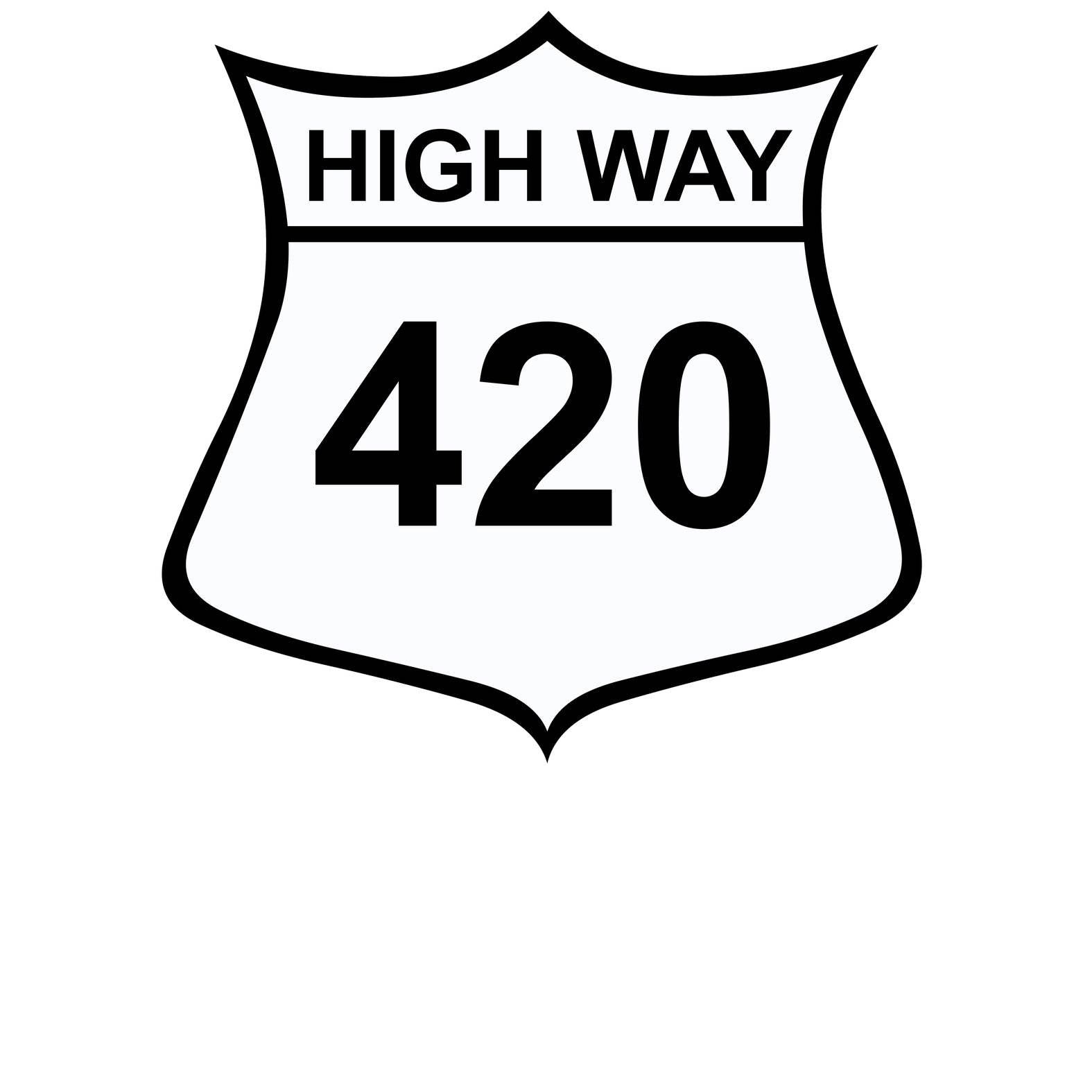 High Way 420 - T-Shirt - Witty Twisters Fashions