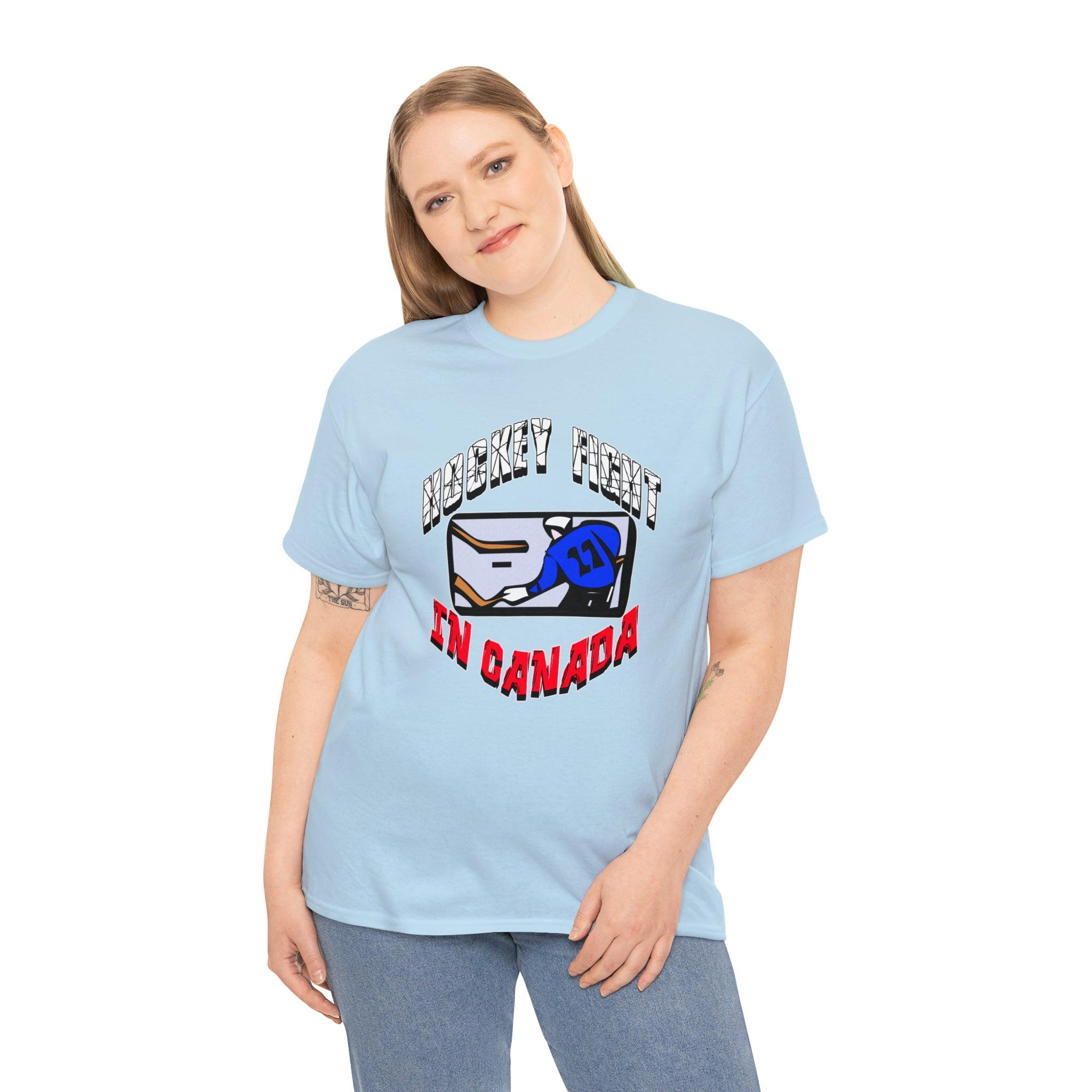 Hockey Fight In Canada - Witty Twisters T-Shirts